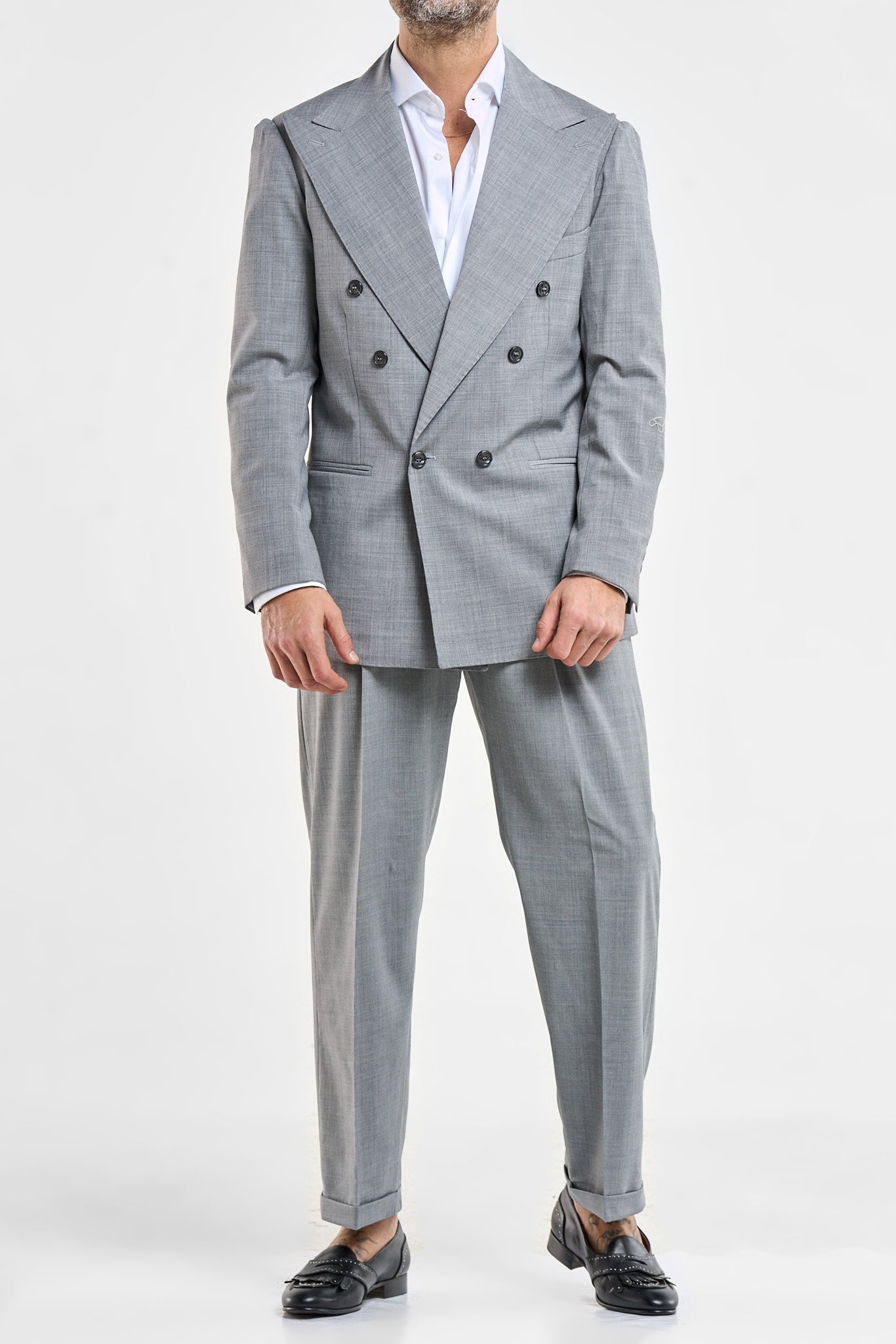 Abito Grigio Chiaro Wall Street