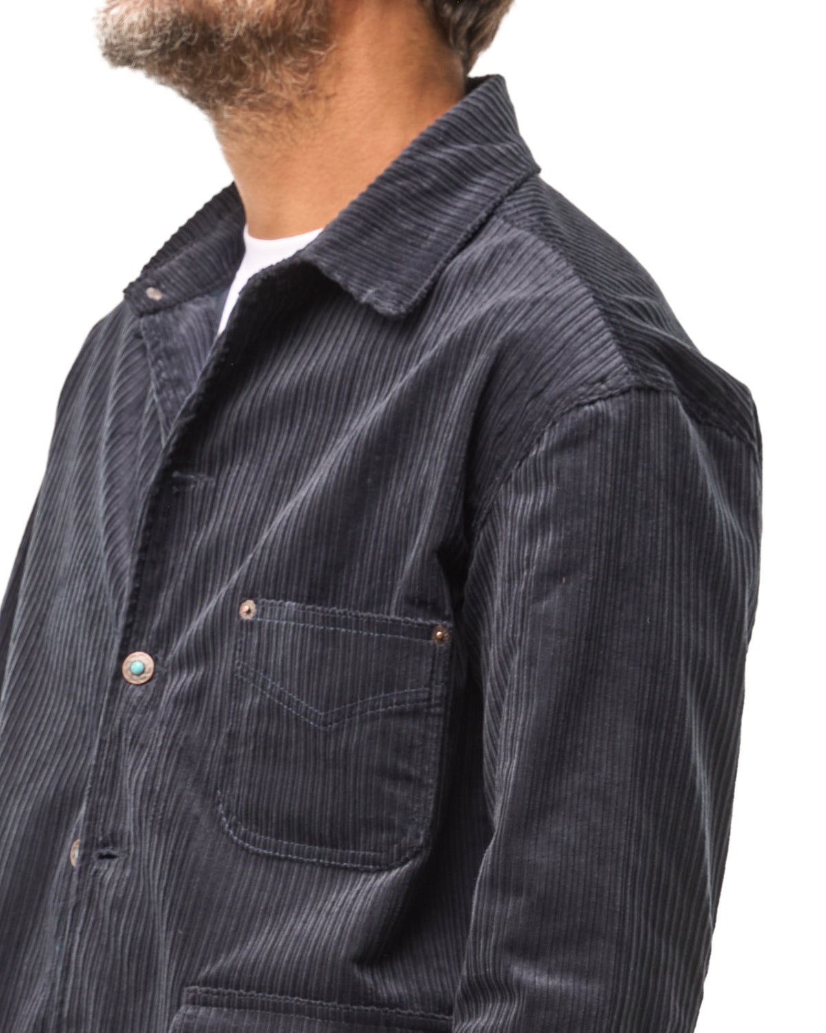 Chaqueta vaquera lavada con mosquetones, azul lavado