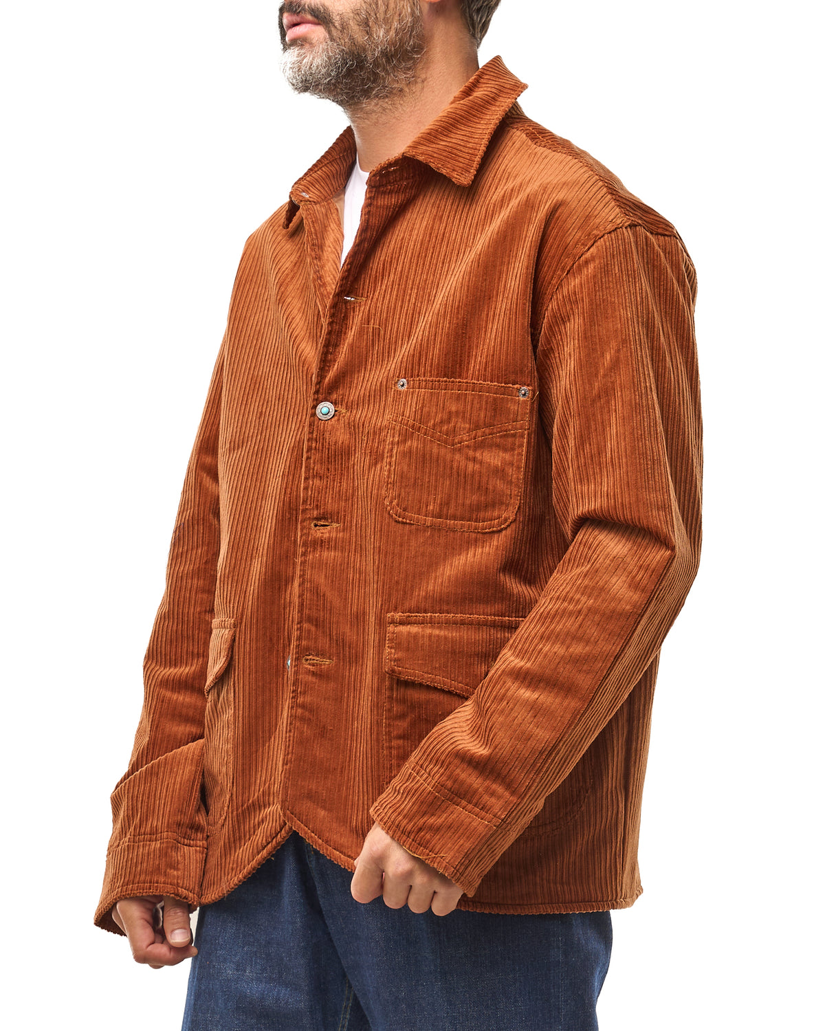 Chaqueta vaquera lavada con mosquetones, azul lavado