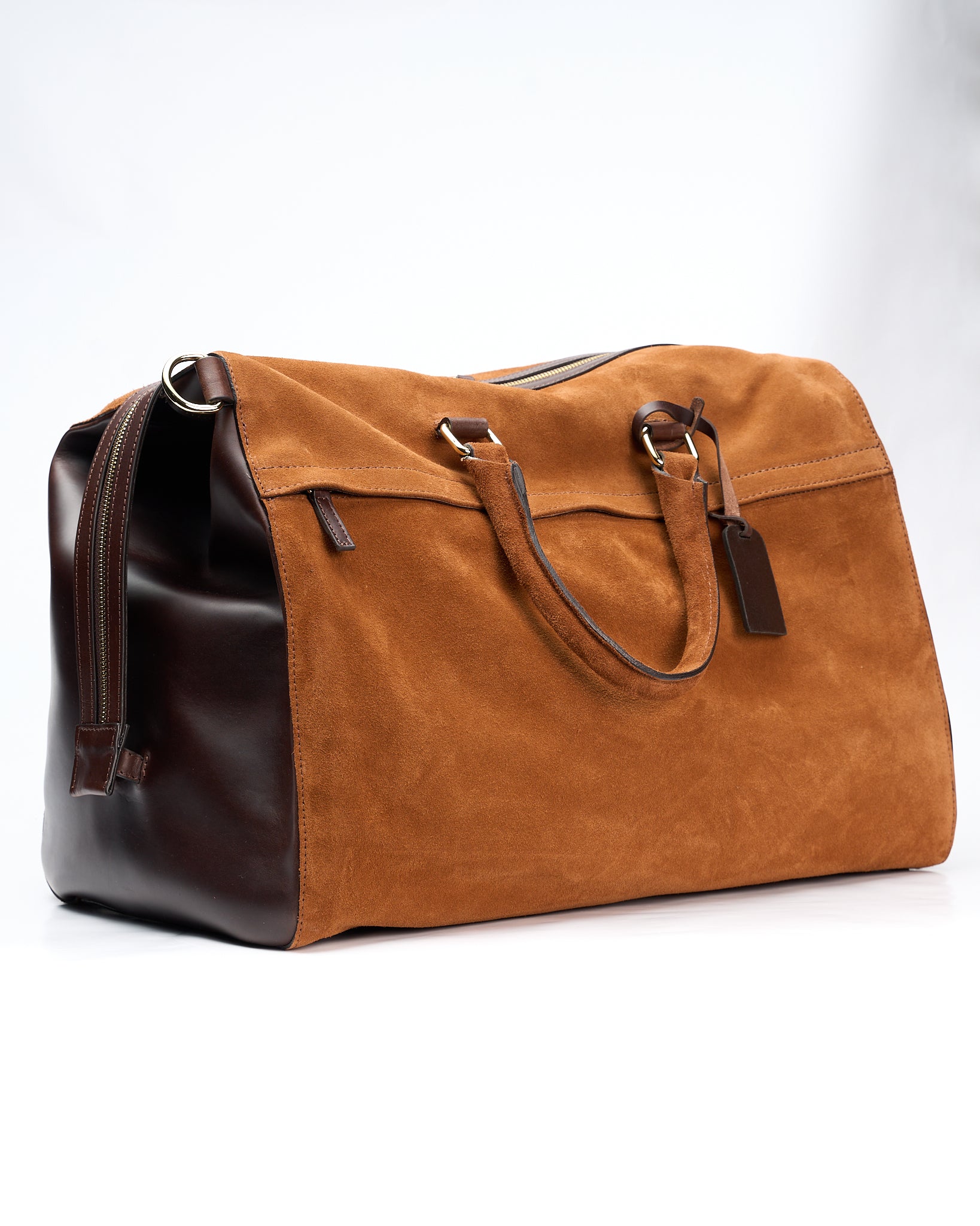 Borsone in Pelle Scamosciata