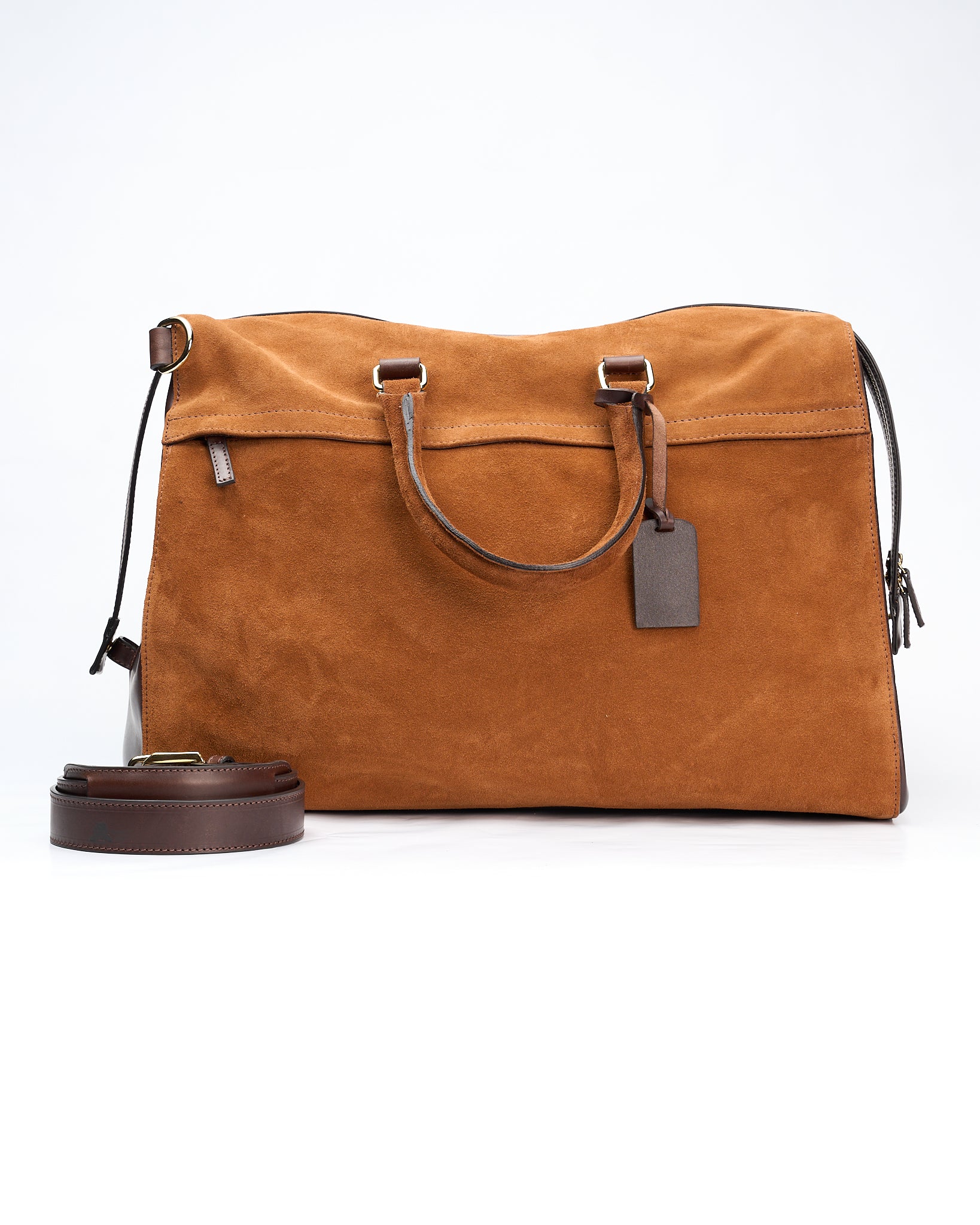 Borsone in Pelle Scamosciata