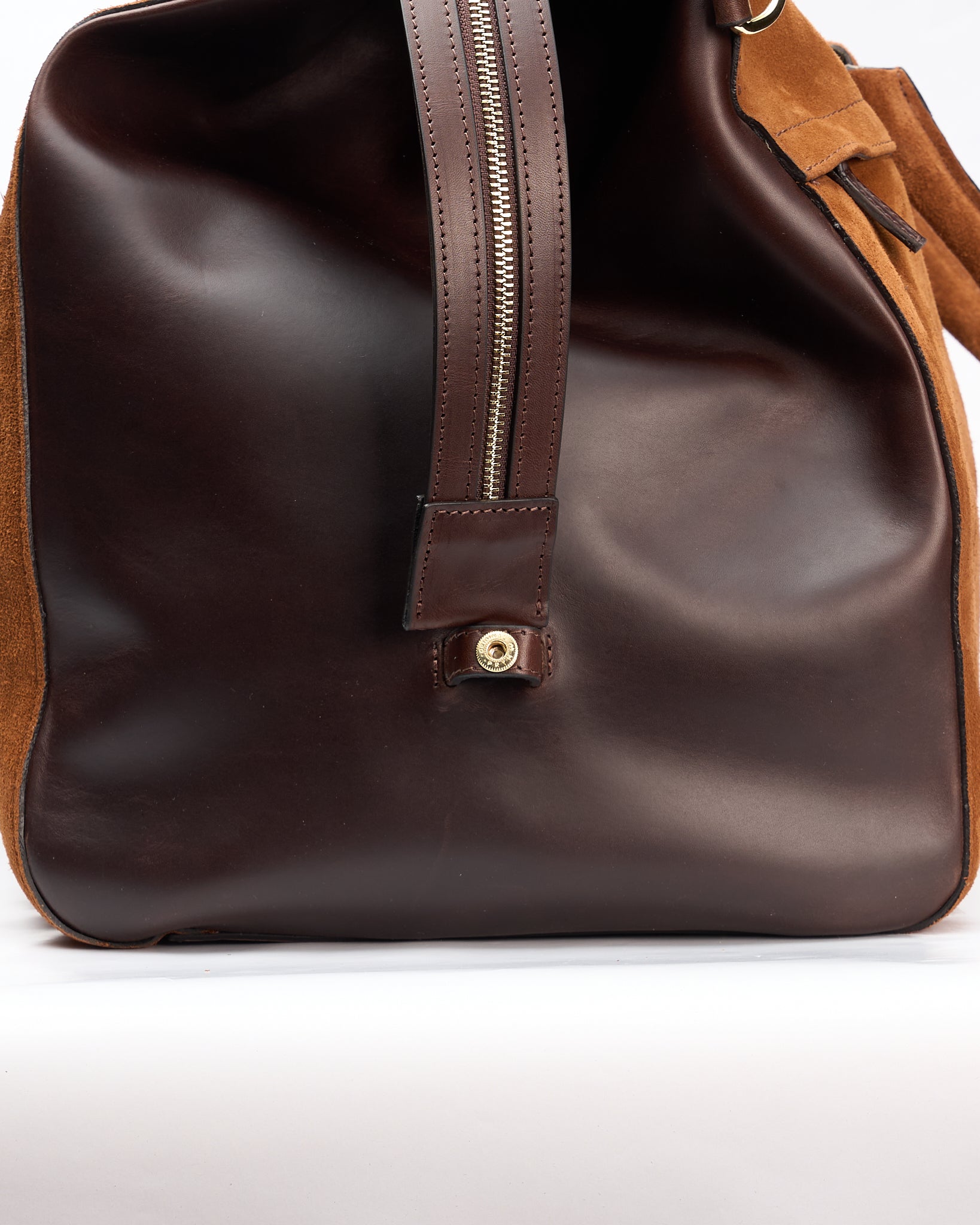 Borsone in Pelle Scamosciata