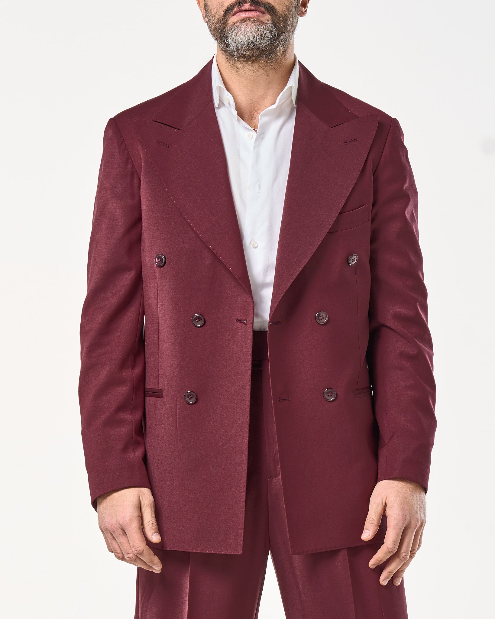 Giacca Doppiopetto Abbottonatura Centrale con Rever a Lancia Bordò Firenze