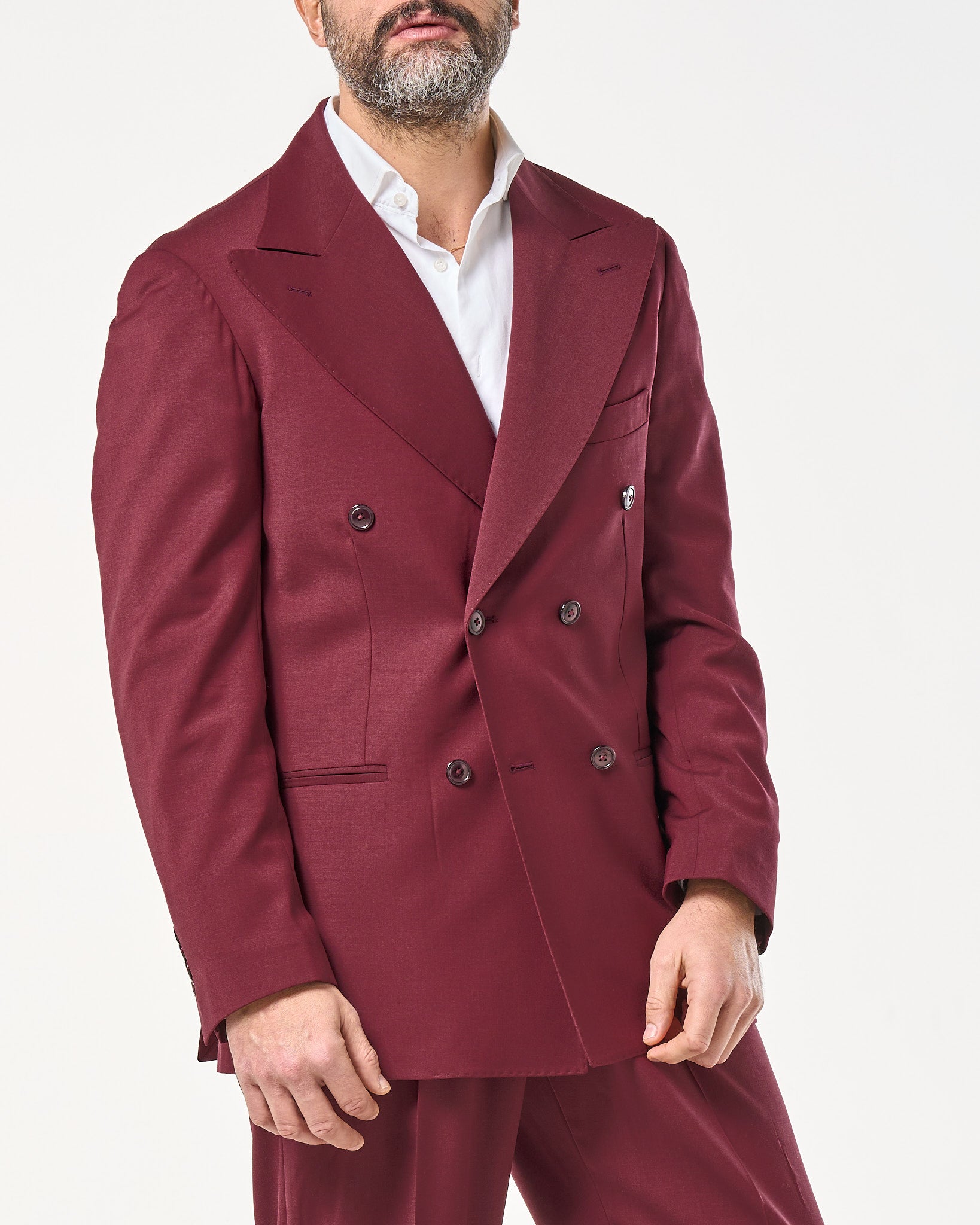 Giacca Doppiopetto Abbottonatura Centrale con Rever a Lancia Bordò Firenze