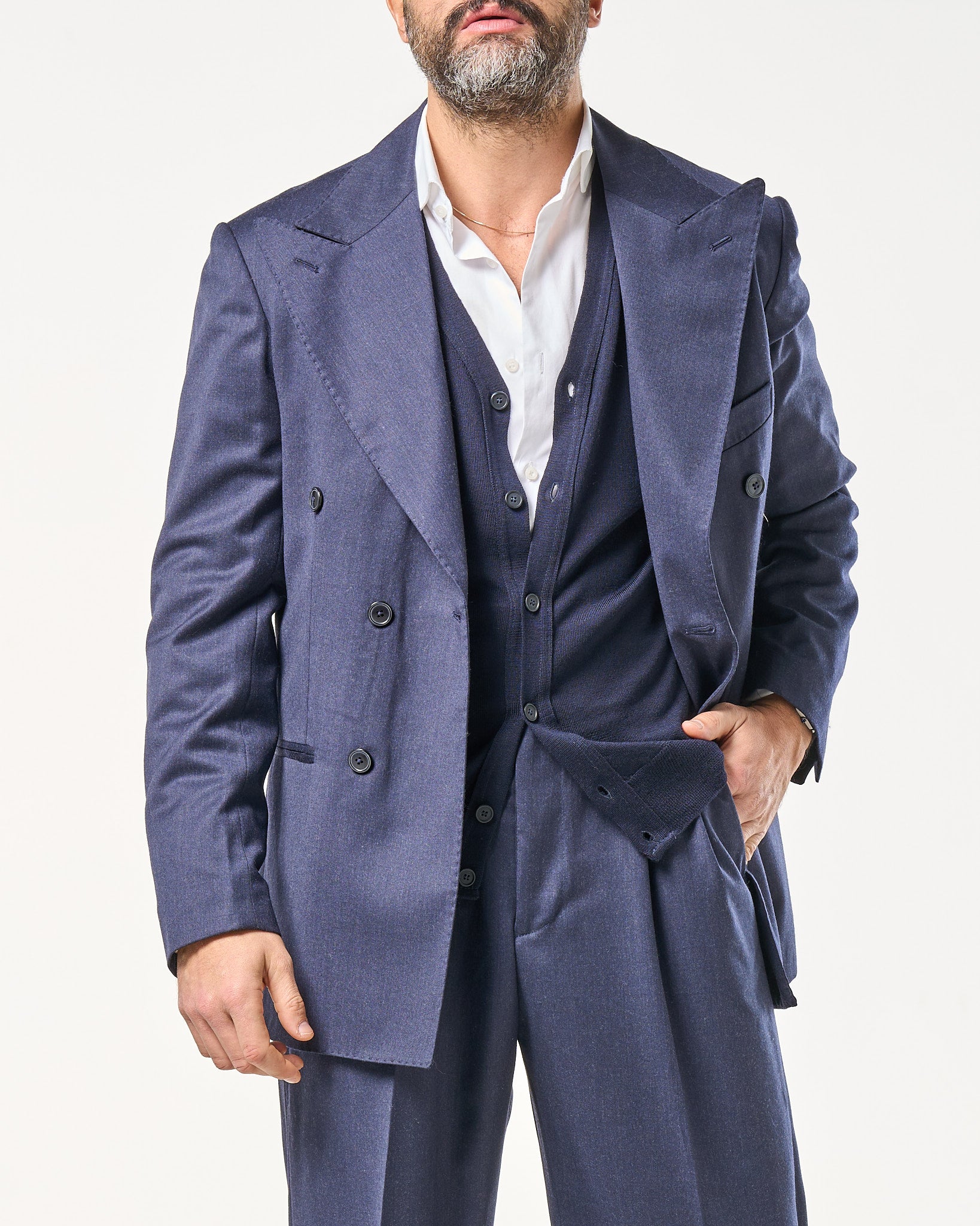 Chamonix Grey Flannel Dress