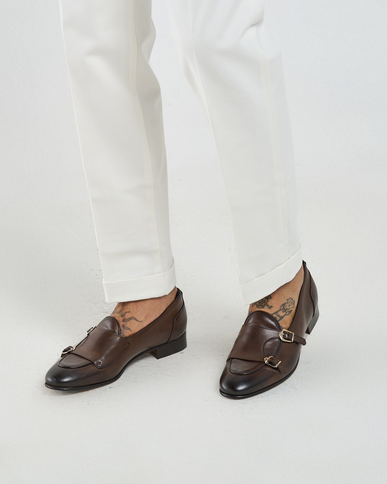 Pantalone Chino in Cotone Bianco