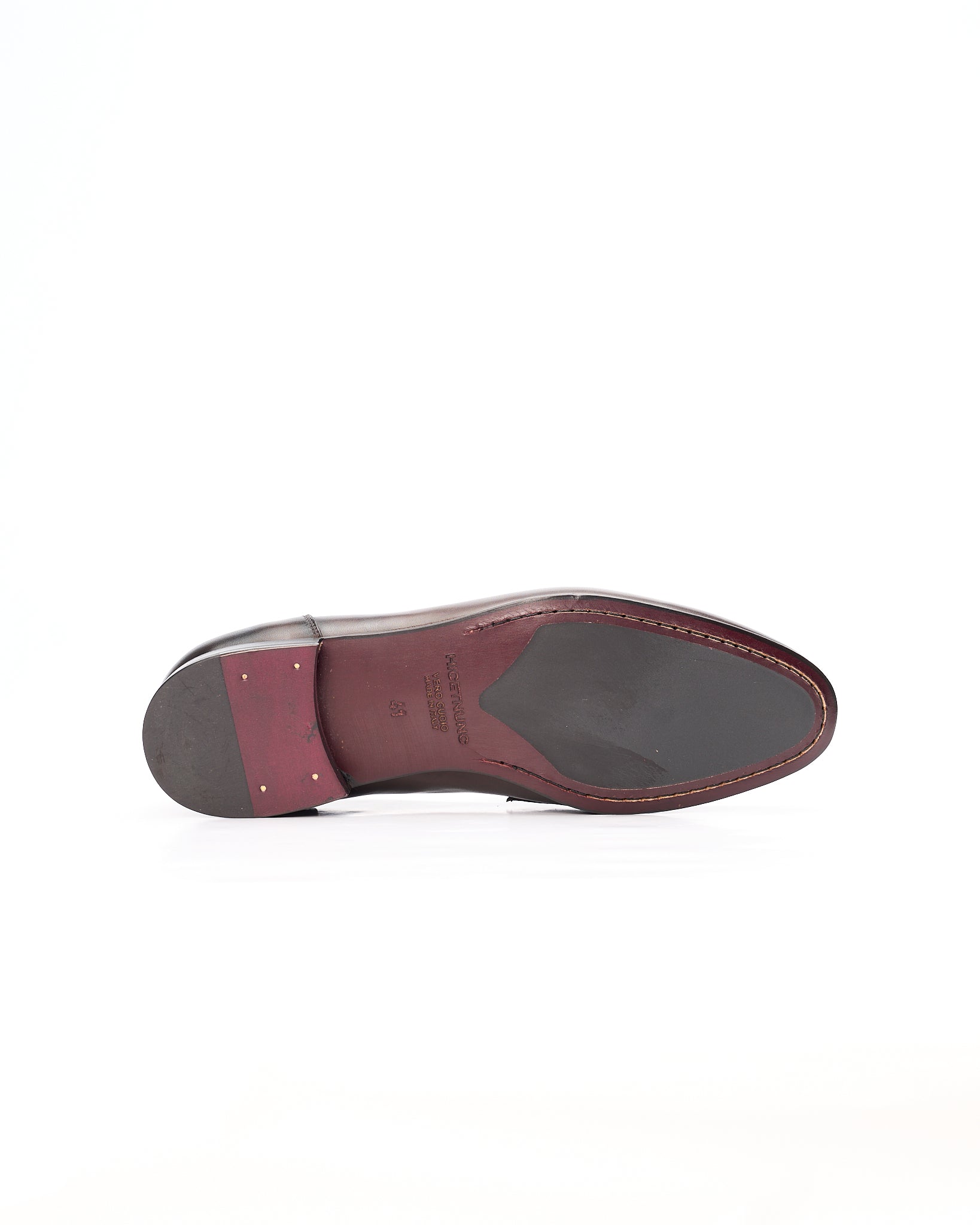 Mocassino con Monofibbia Laterale in Pelle Blu