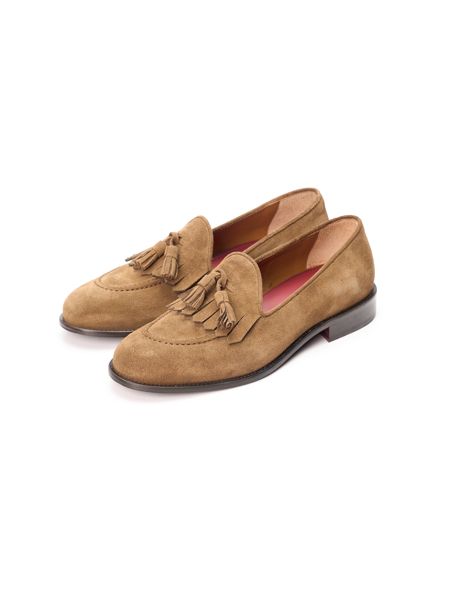 Loafer Kiltie Tassel Camoscio Pietra