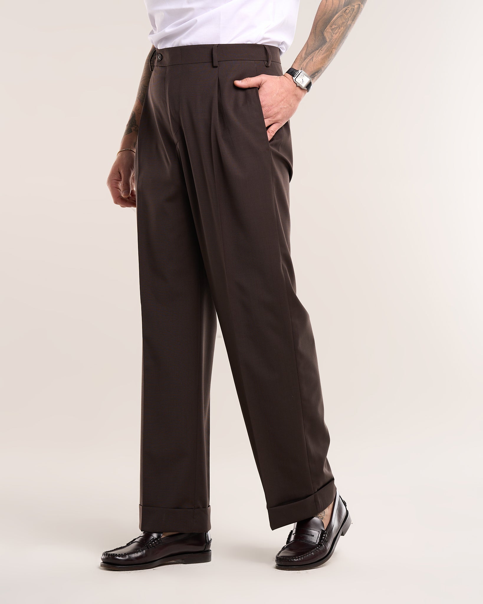 Pantalone Fondo 26cm Testa Di Moro Siena