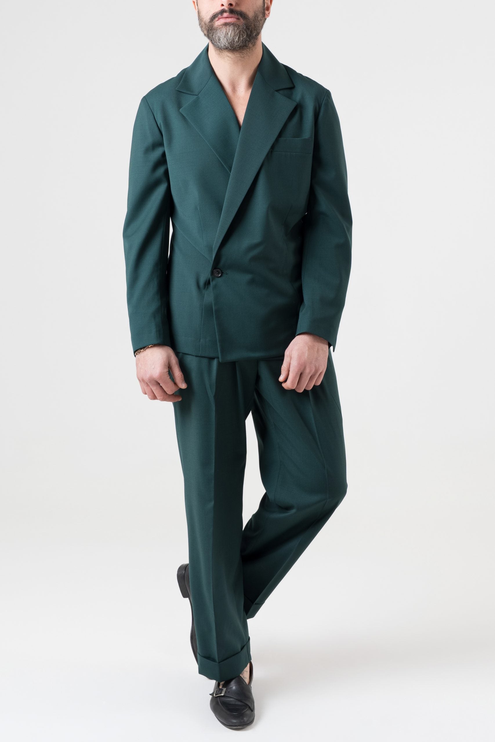 Abito Camicia Verde Smeraldo Miami