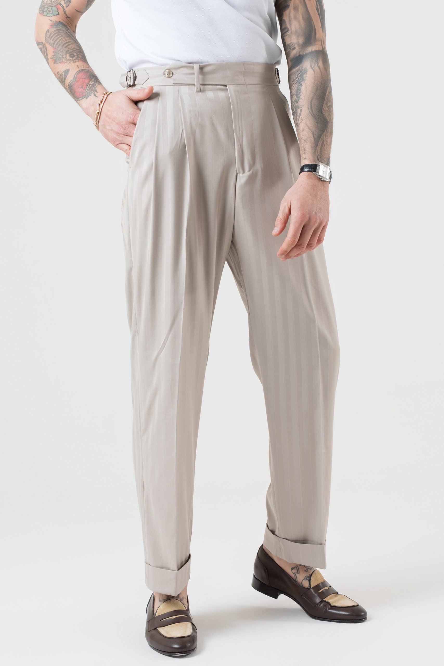 Abito Camicia Solaro Riga Larga Beige Bangkok