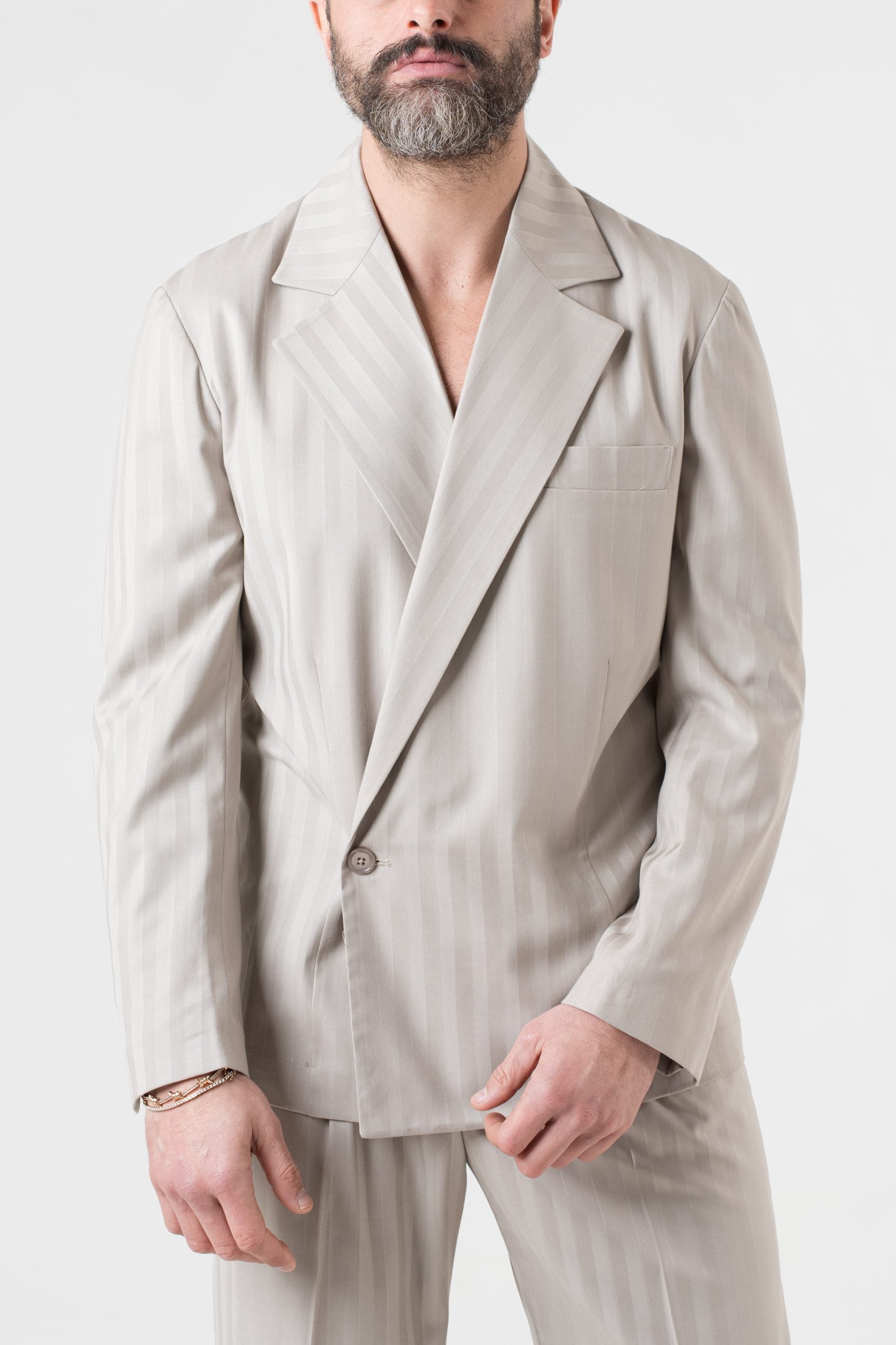 Abito Camicia Solaro Riga Larga Beige Bangkok