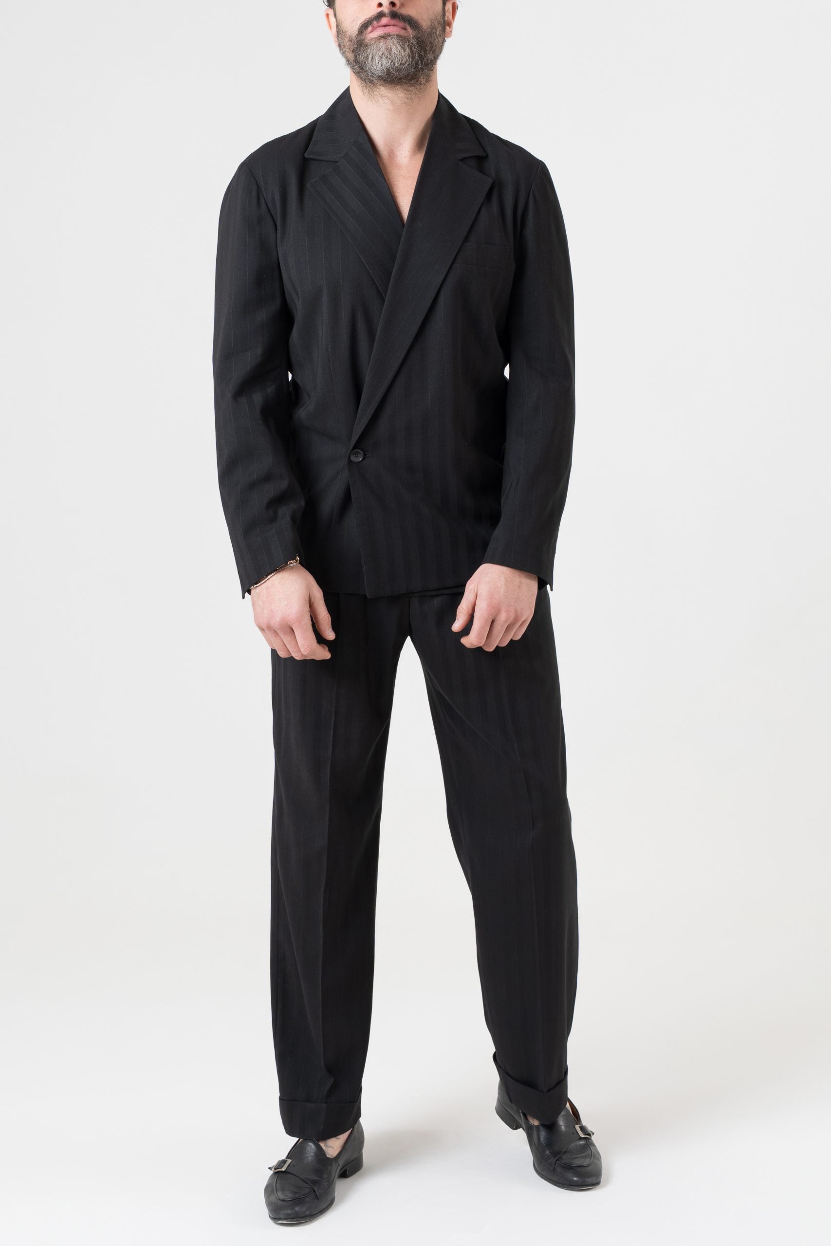 Abito Camicia Solaro Riga Larga Nero Osaka