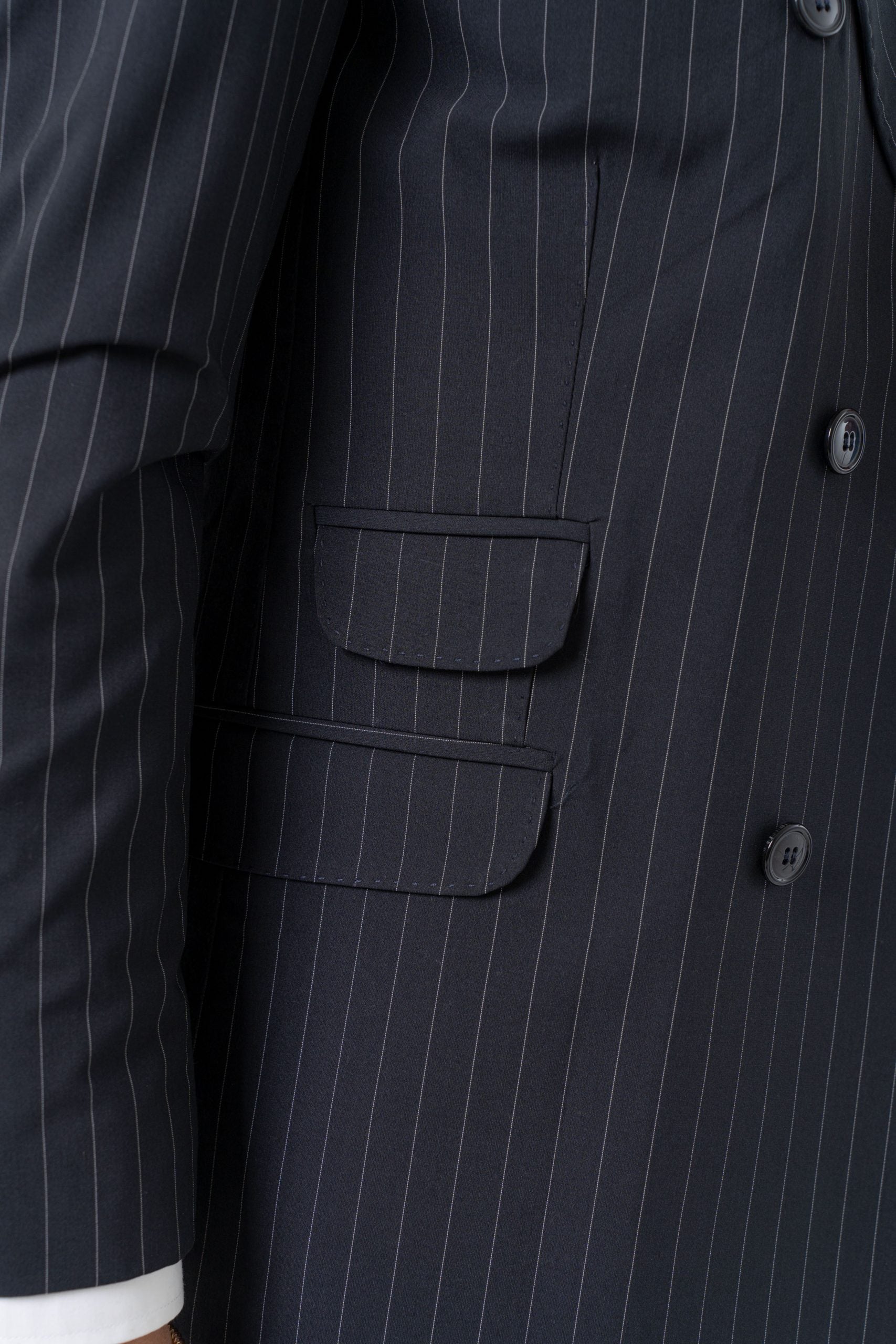 Chaqueta Socket Pinstripe Azul Manhattan