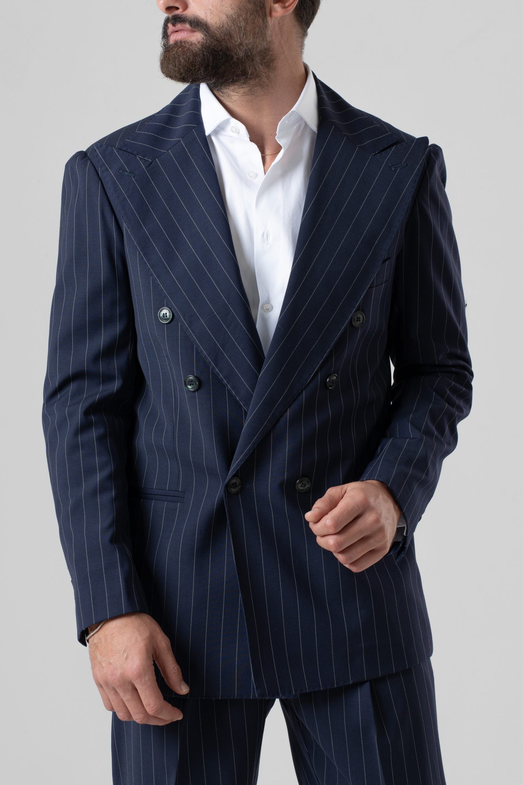 Giacca Jocket Blu Riga Verde Riva