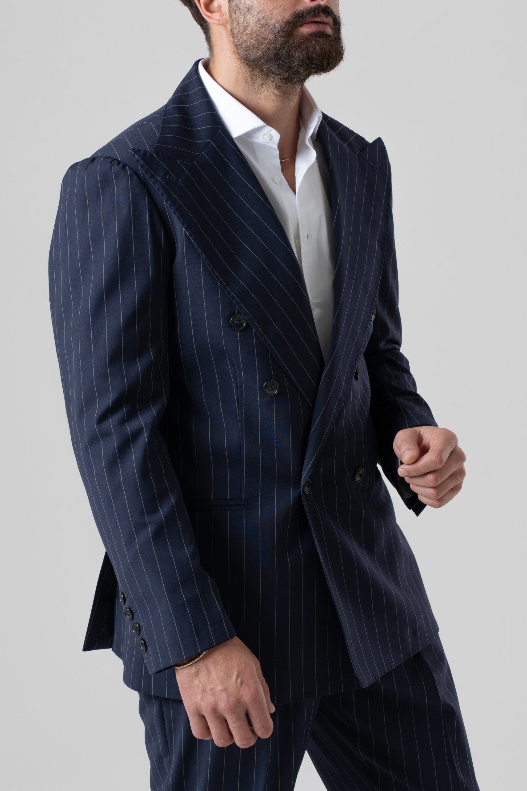 Chaqueta deportiva Riva a rayas azules y verdes