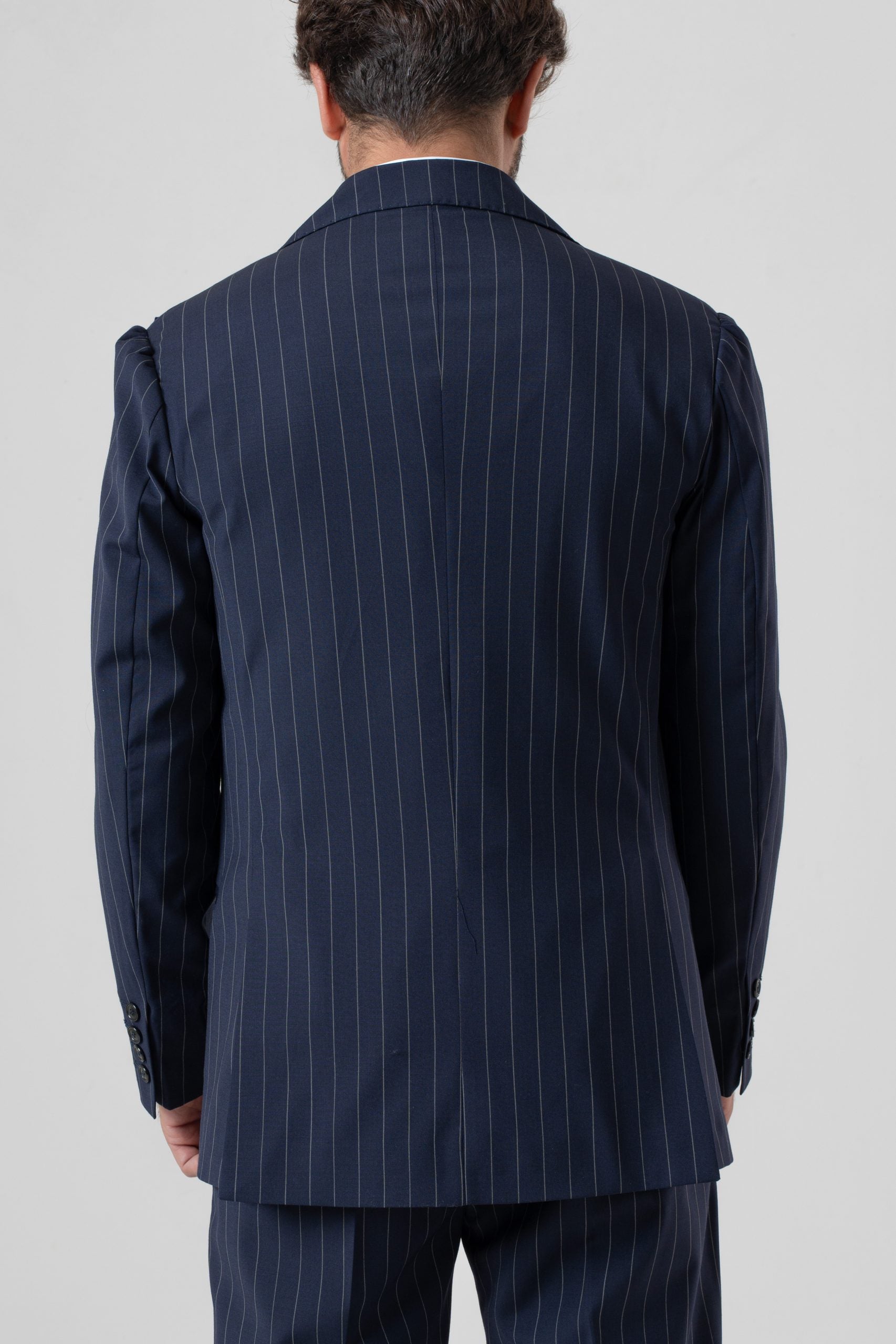 Chaqueta deportiva Riva a rayas azules y verdes