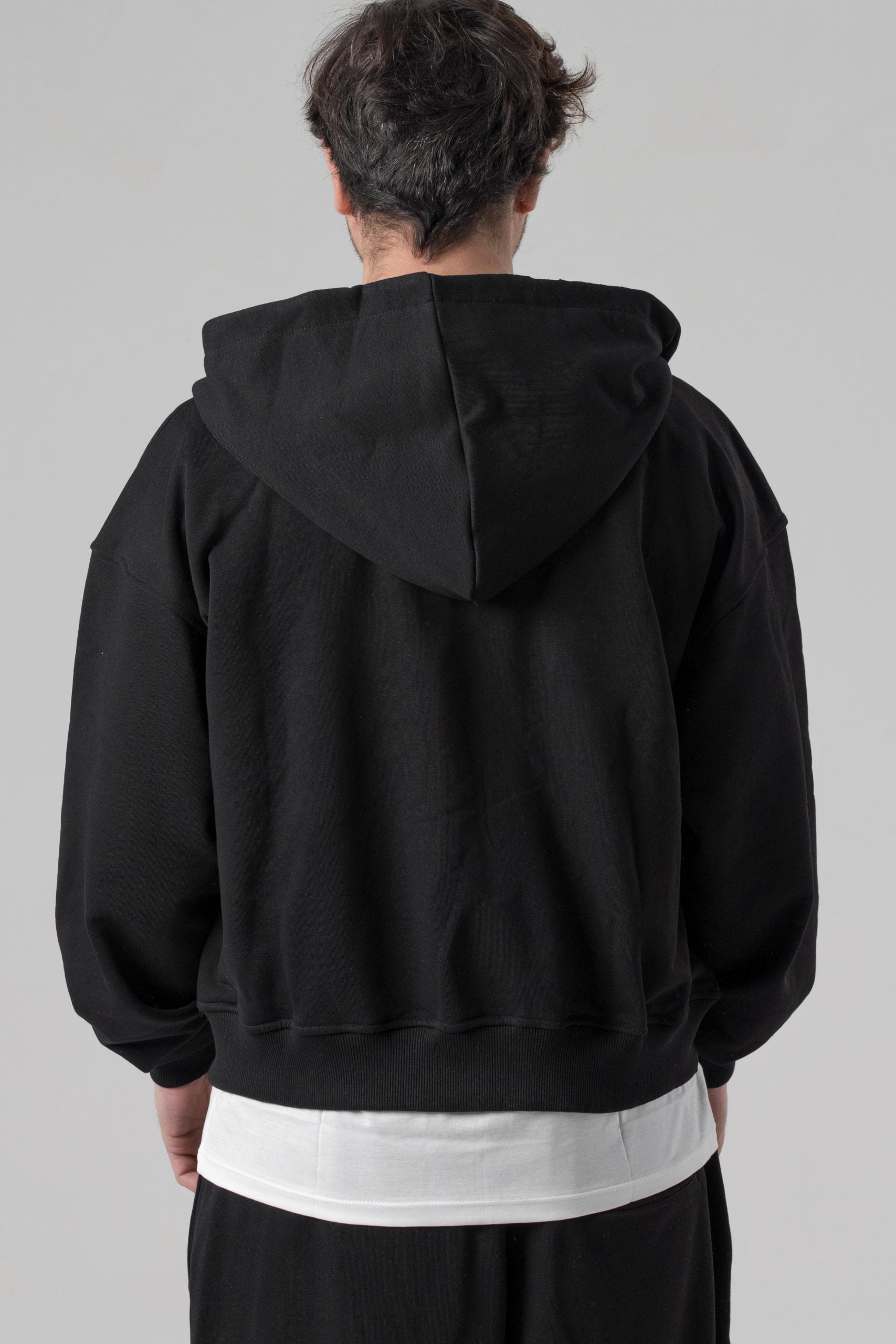 Sudadera extragrande con cremallera