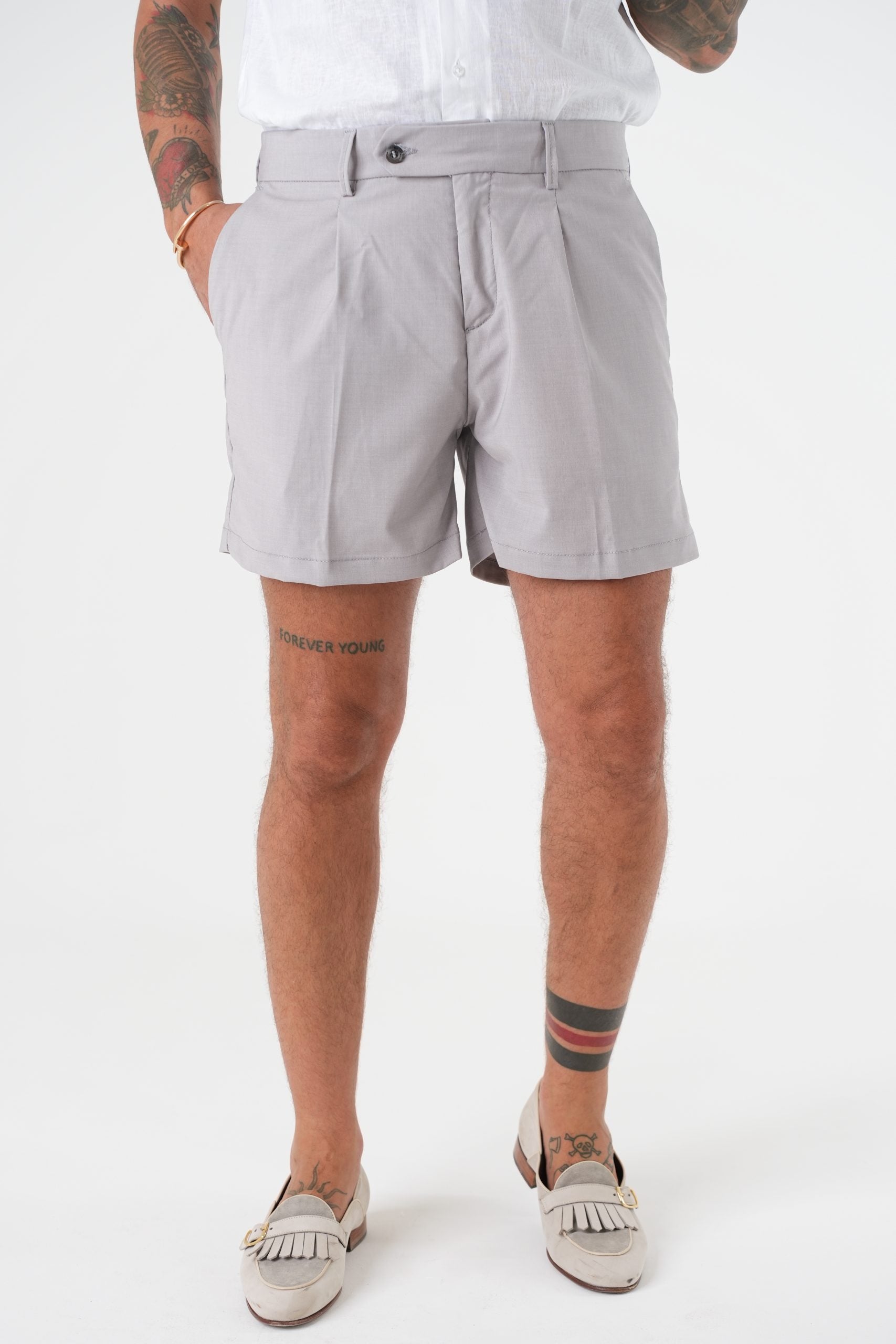 Tenis Bermuda Gris Perla Tel Aviv