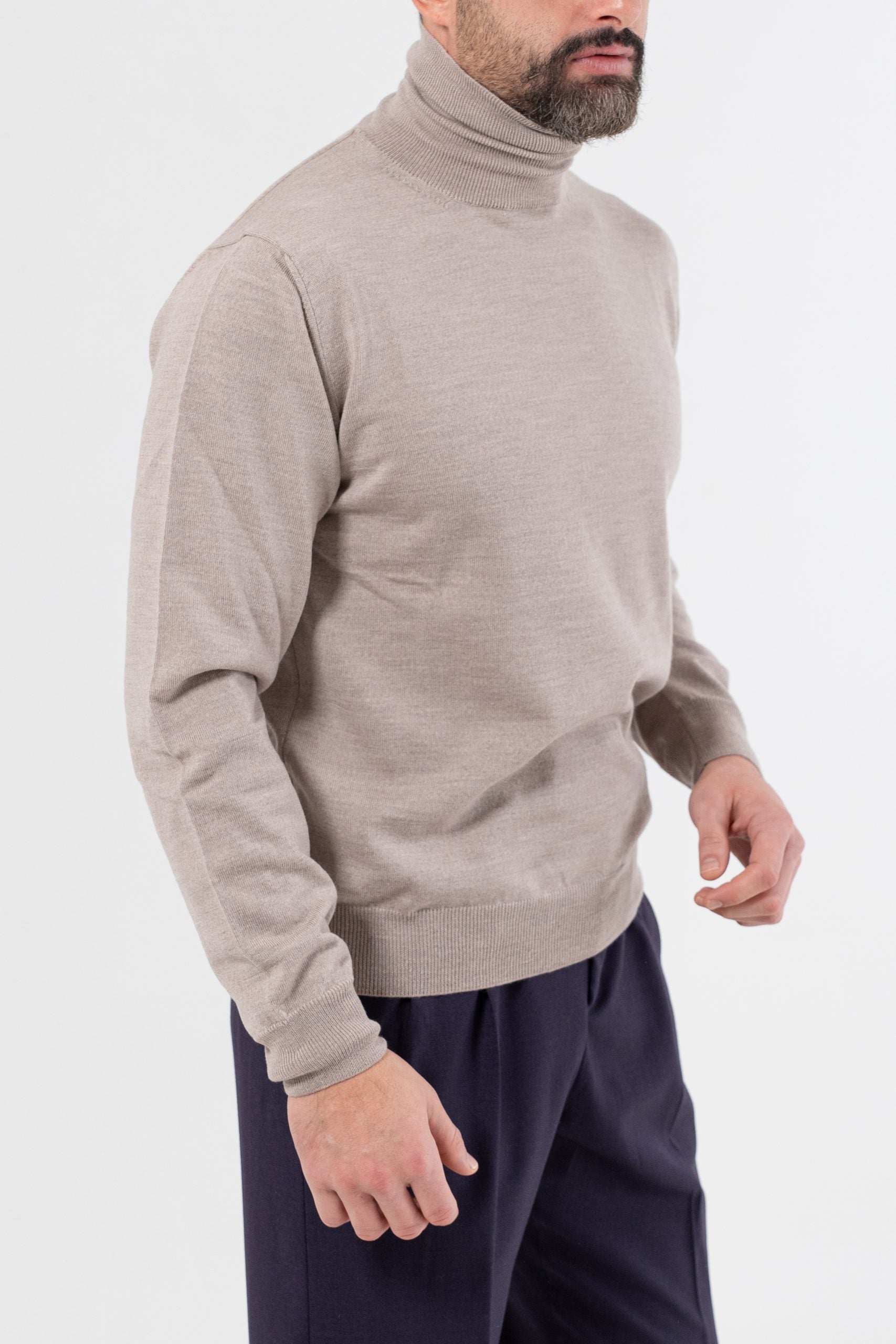 Dolcevita 100% Lana Merinos Beige