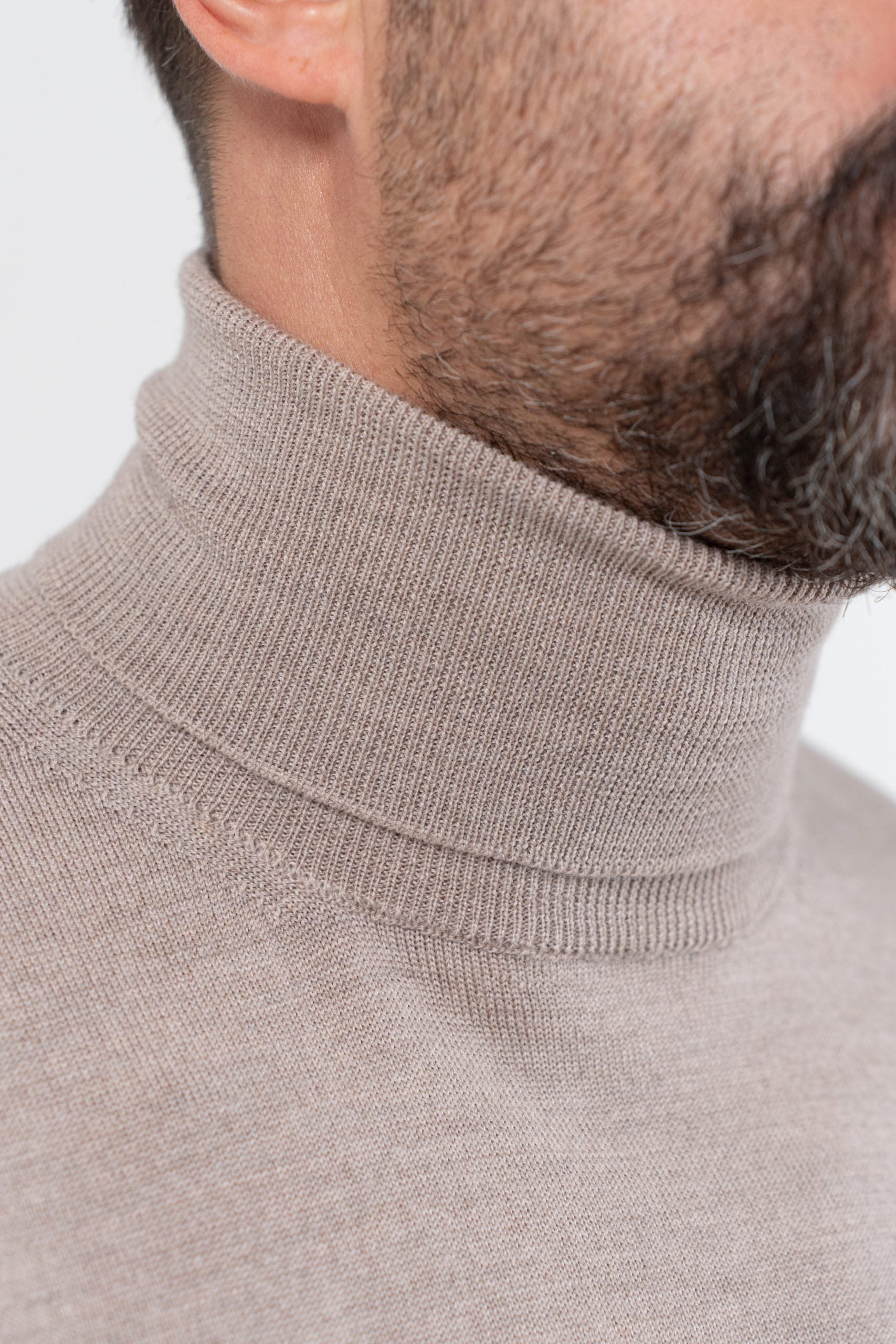 Dolcevita 100% Lana Merinos Beige