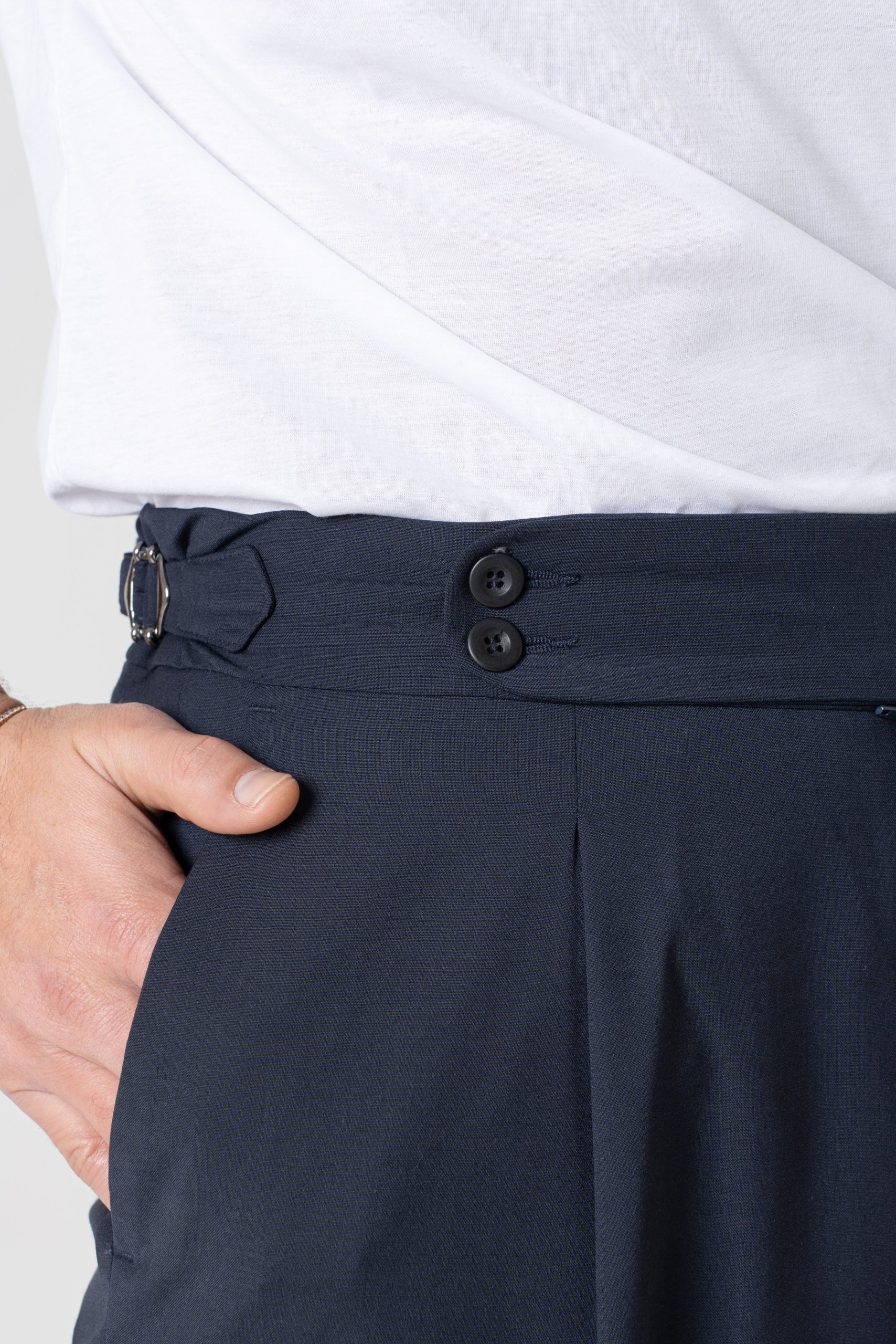 Naples Blue Round Bustier Trousers