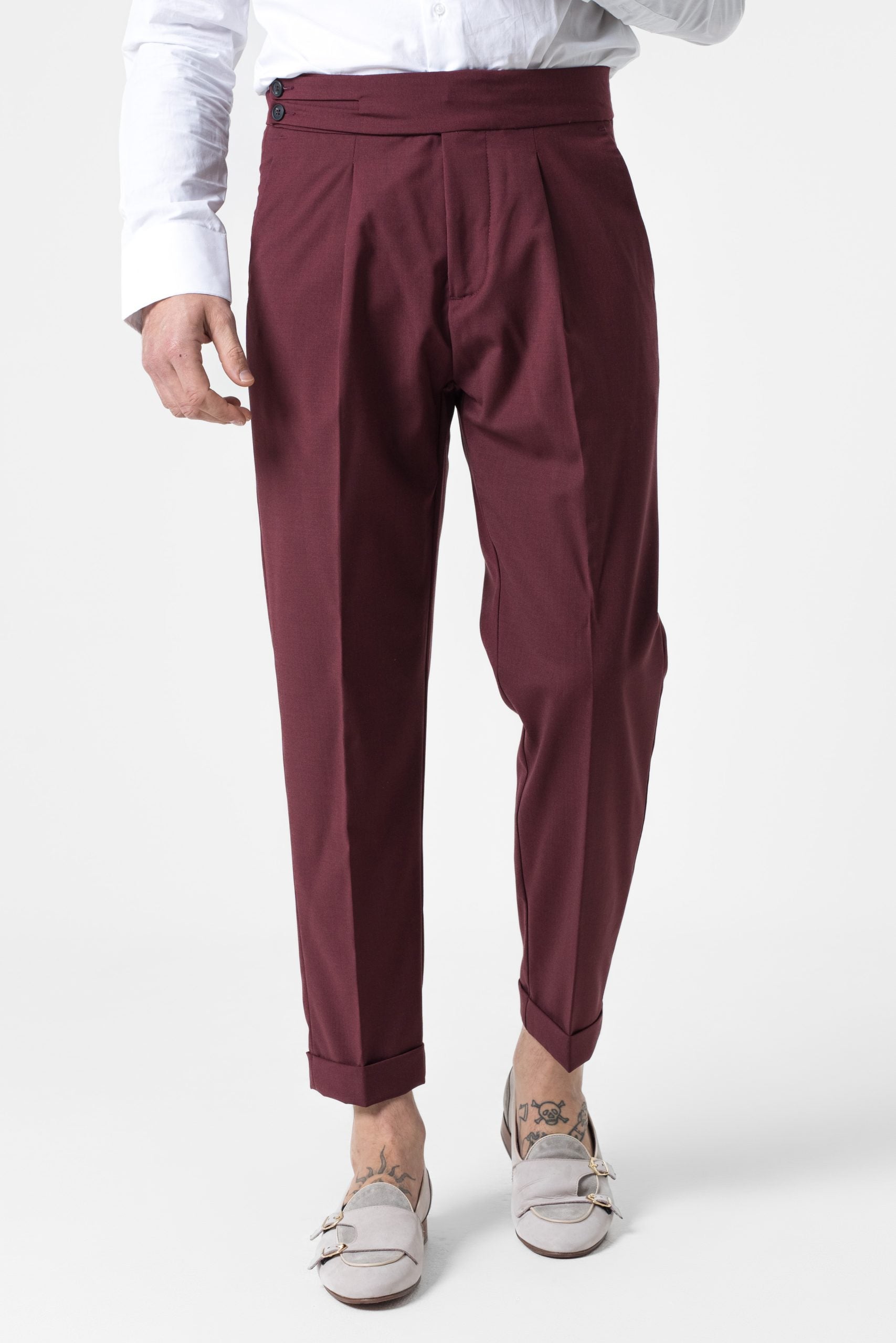 Pantalone Biforcato Amaranto Firenze