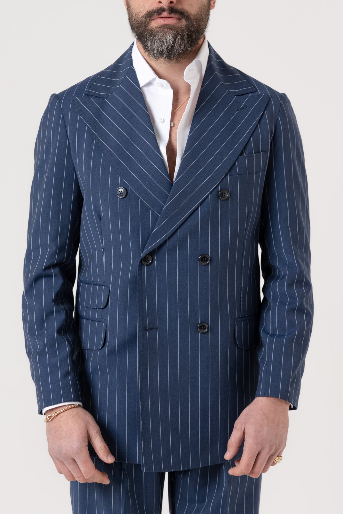 Giacca Socket Gessato Royal Forte dei Marmi