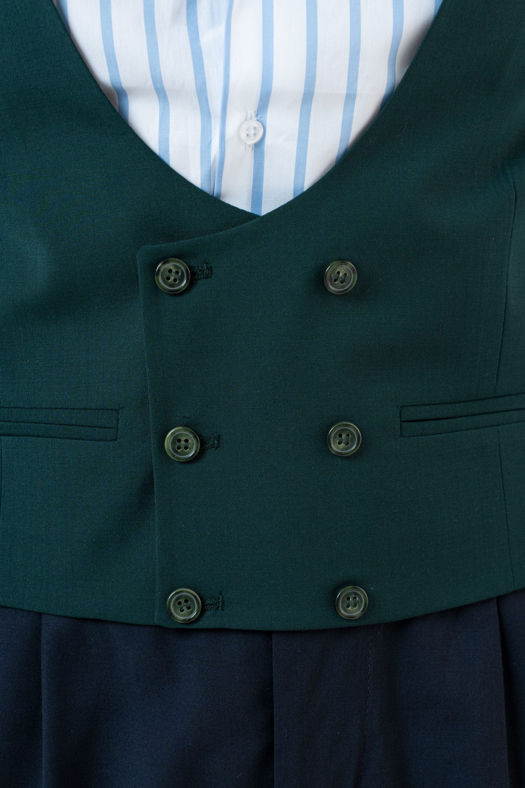 Panciotto Doppiopetto Verde Smeraldo Miami