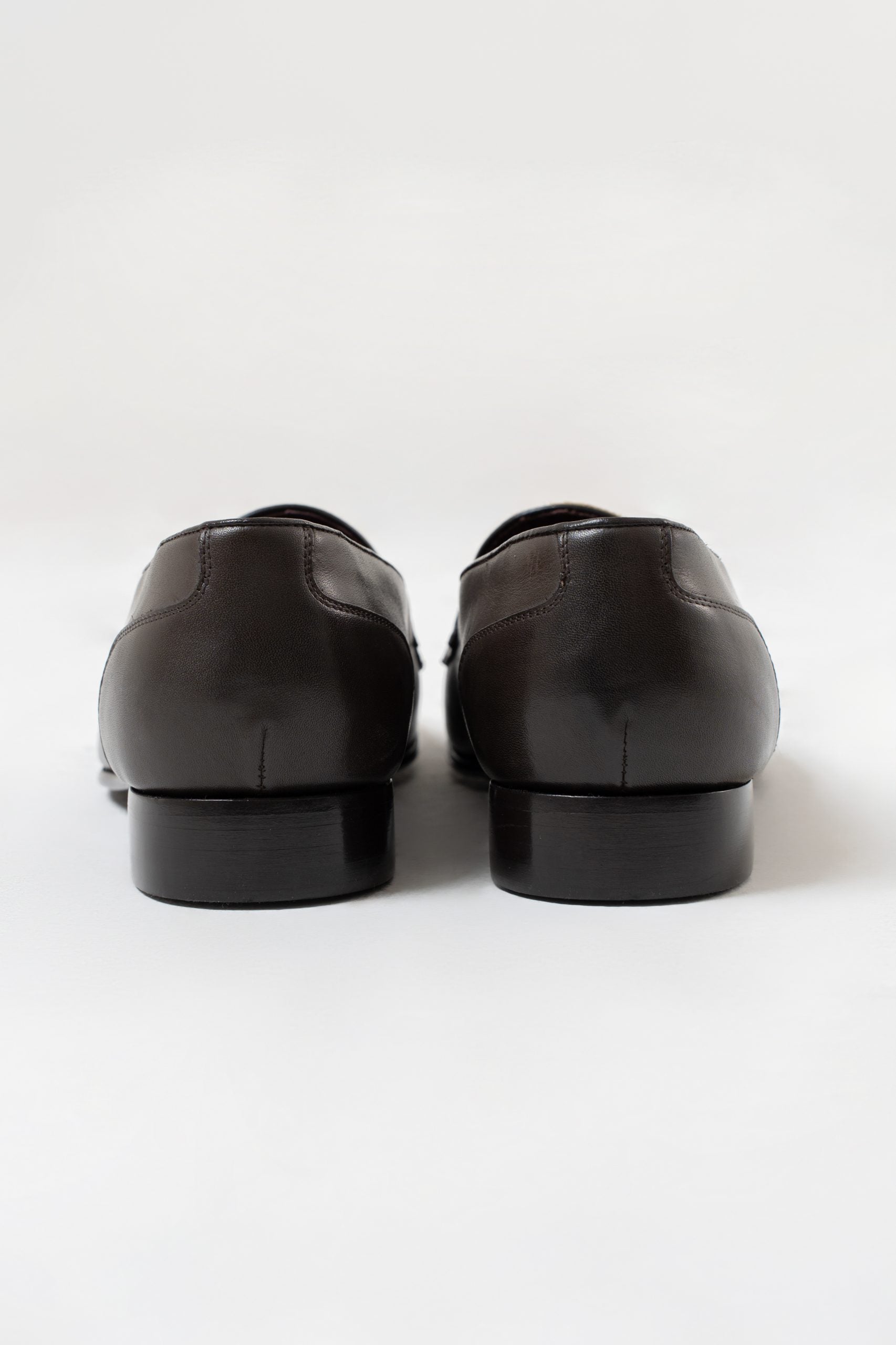 Mocassino Penny Loafer Marrone con Vaschetta Beige