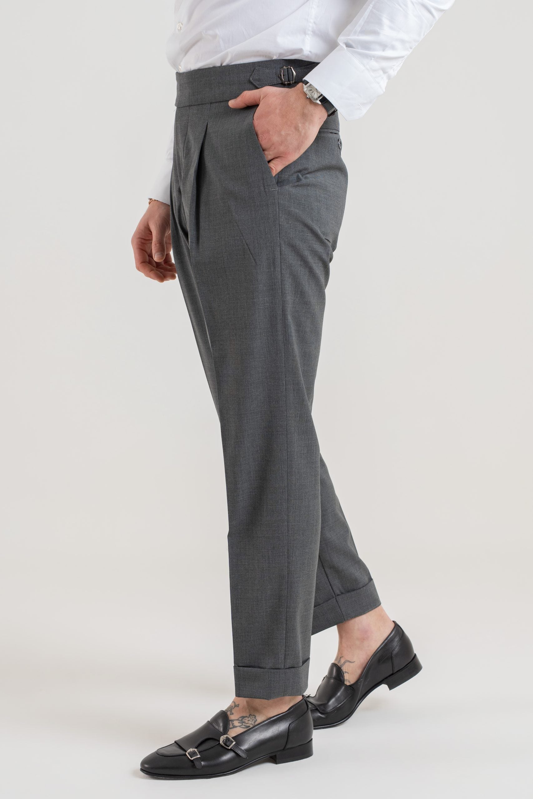 Pantalone con Bustino Tondo Piombo Copenaghen