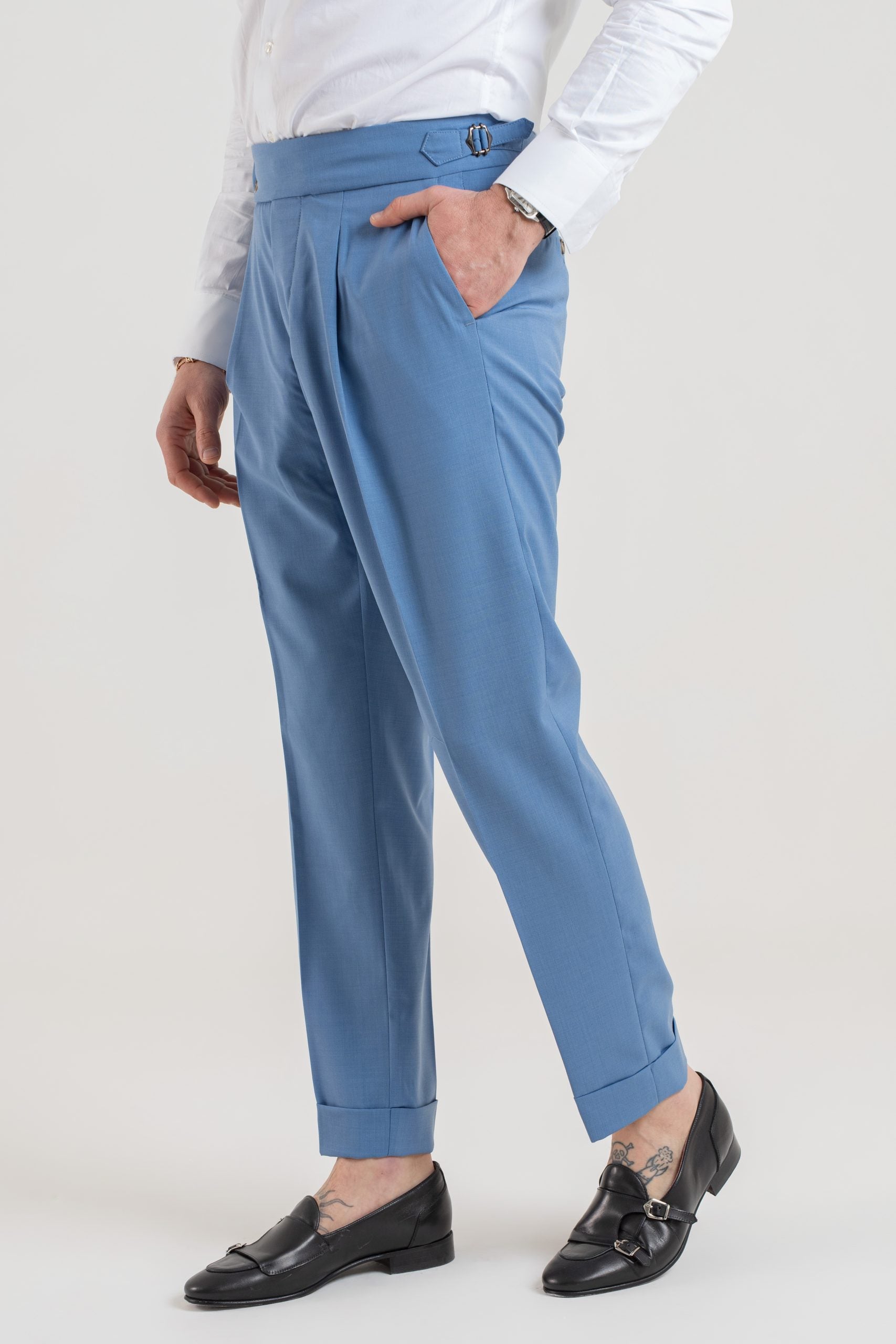 Pantalone con Bustino Tondo Carta da Zucchero Capri