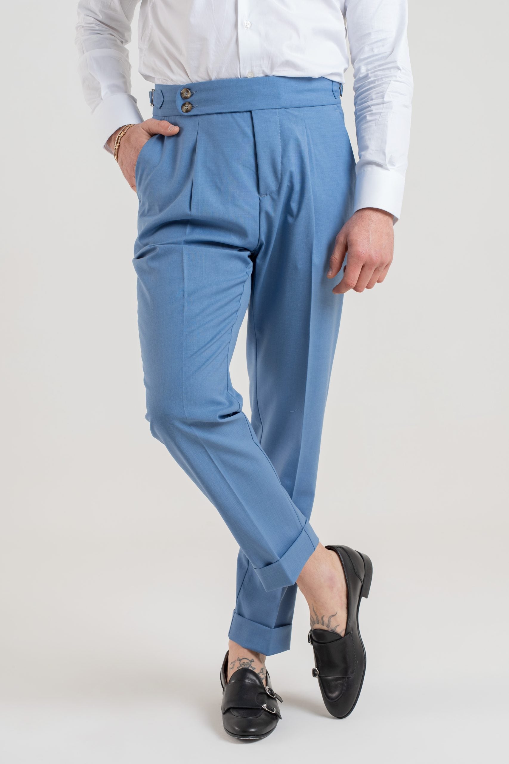 Pantalone con Bustino Tondo Carta da Zucchero Capri