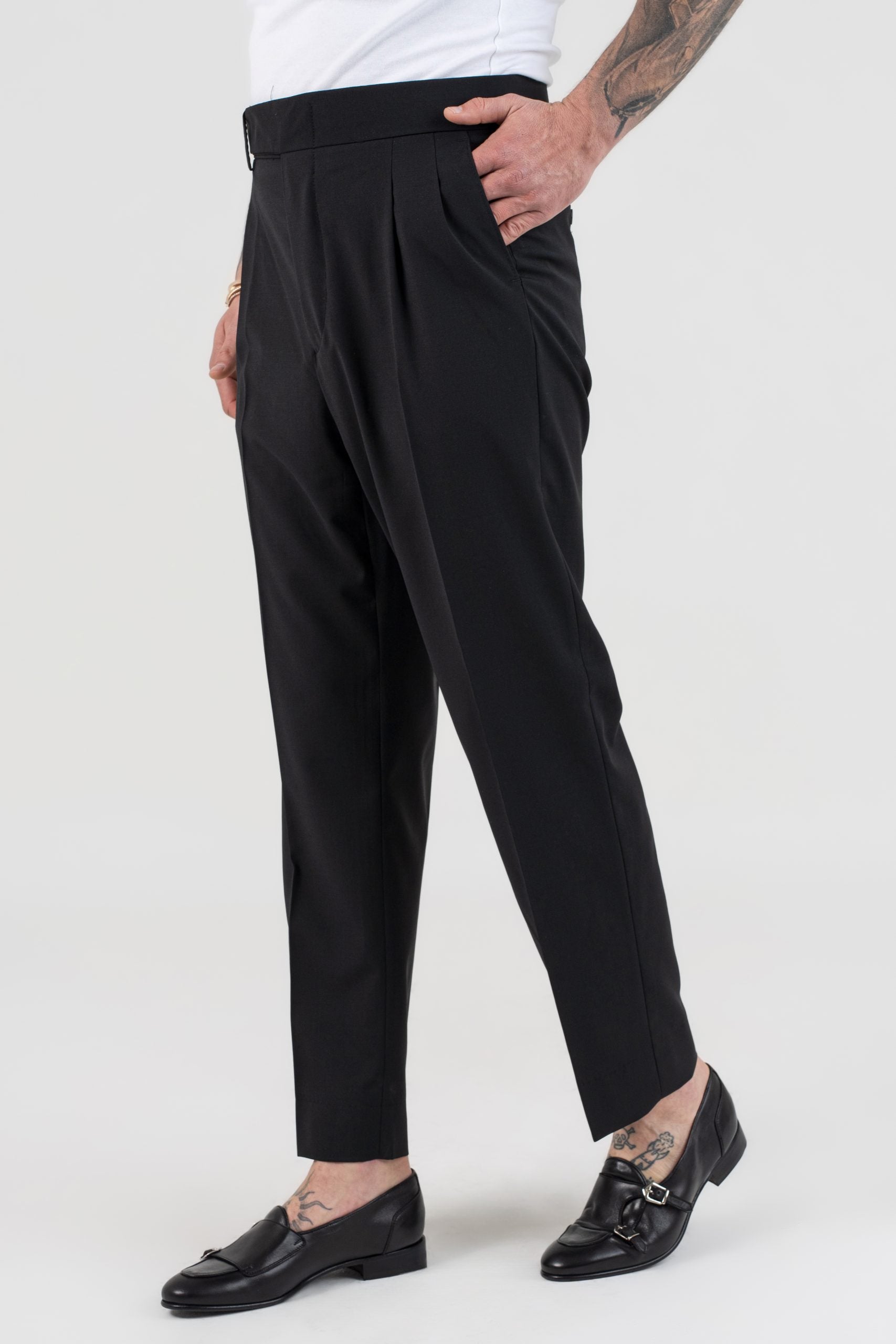 Pantalone Cinta Lunga  Nero Milano