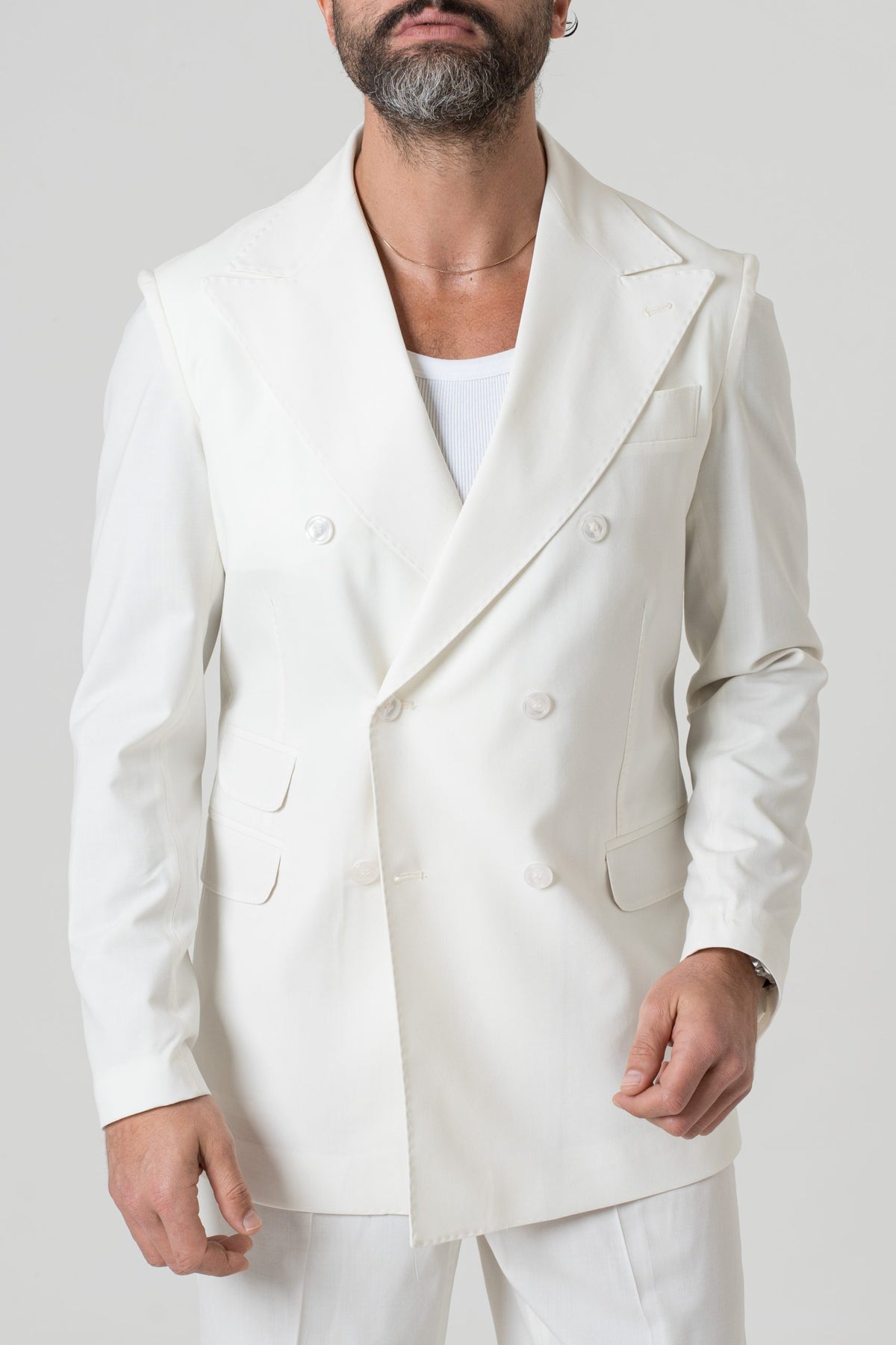 Socket Jacket Matte White Mykonos