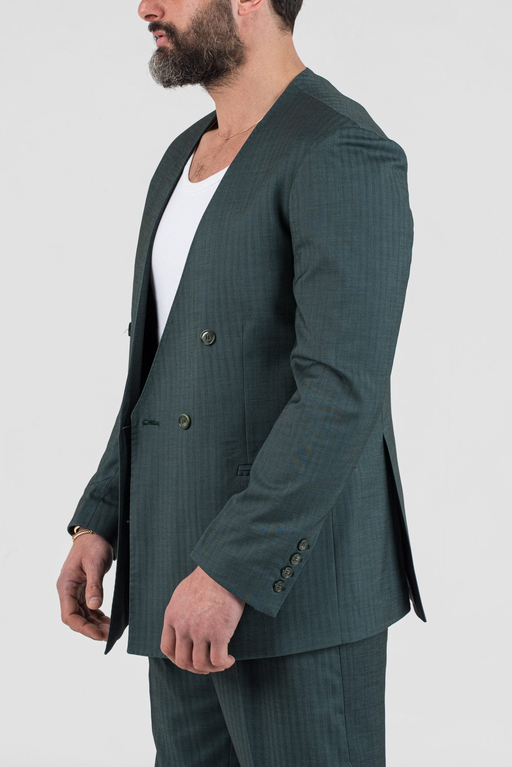 Chaqueta verde negra Solaro Saint Tropez