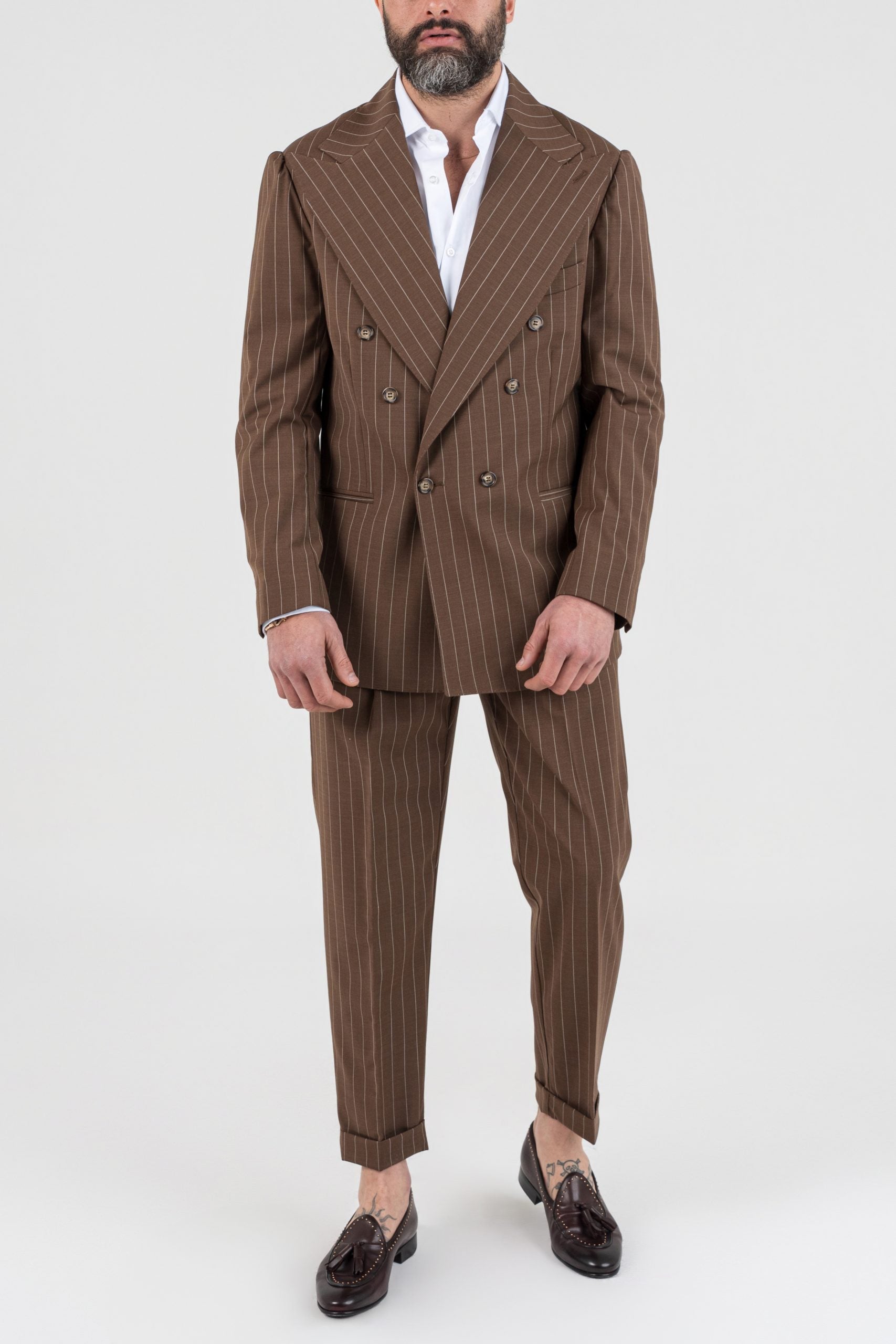 Abito Gessato Moro Portofino