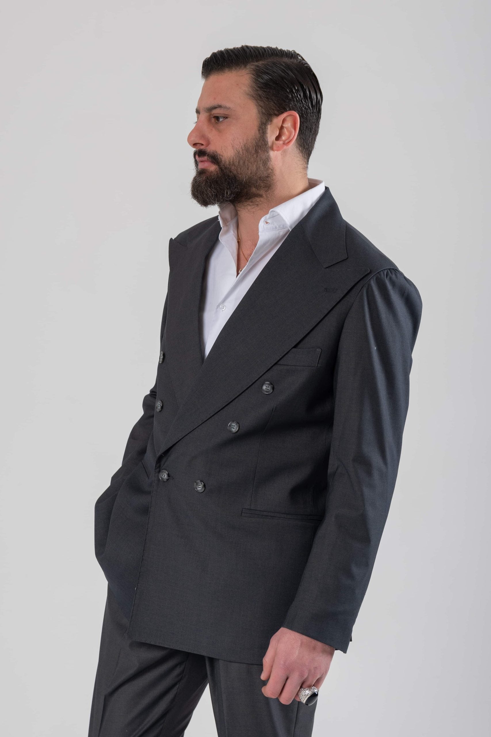 Giacca Jocket Grigio Scuro Chicago