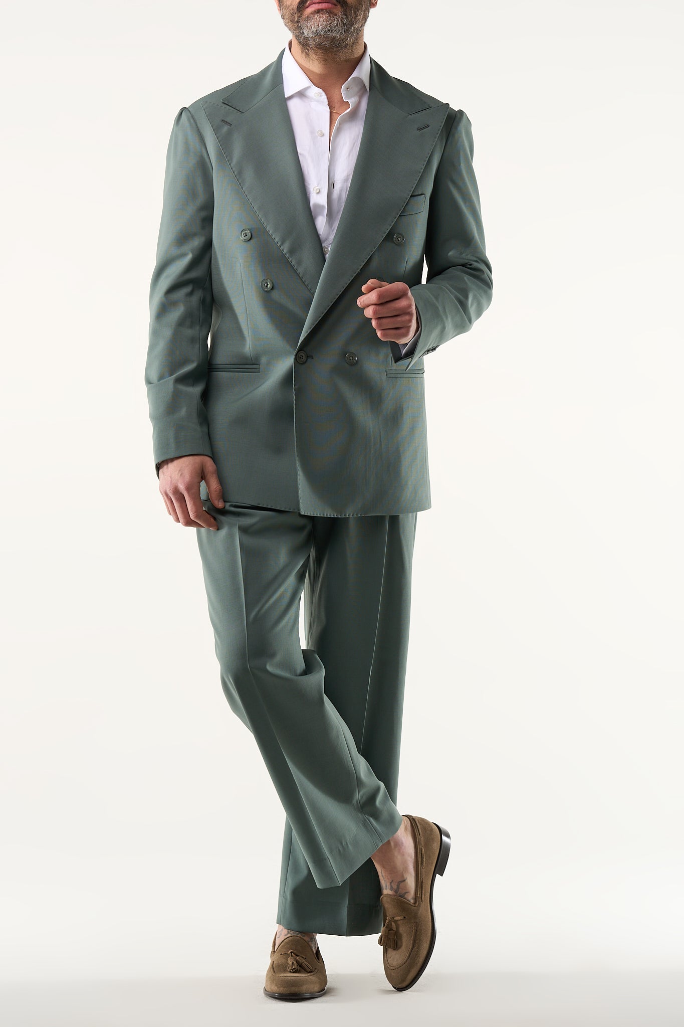 Vestido de lana Norcia Sand Foulè