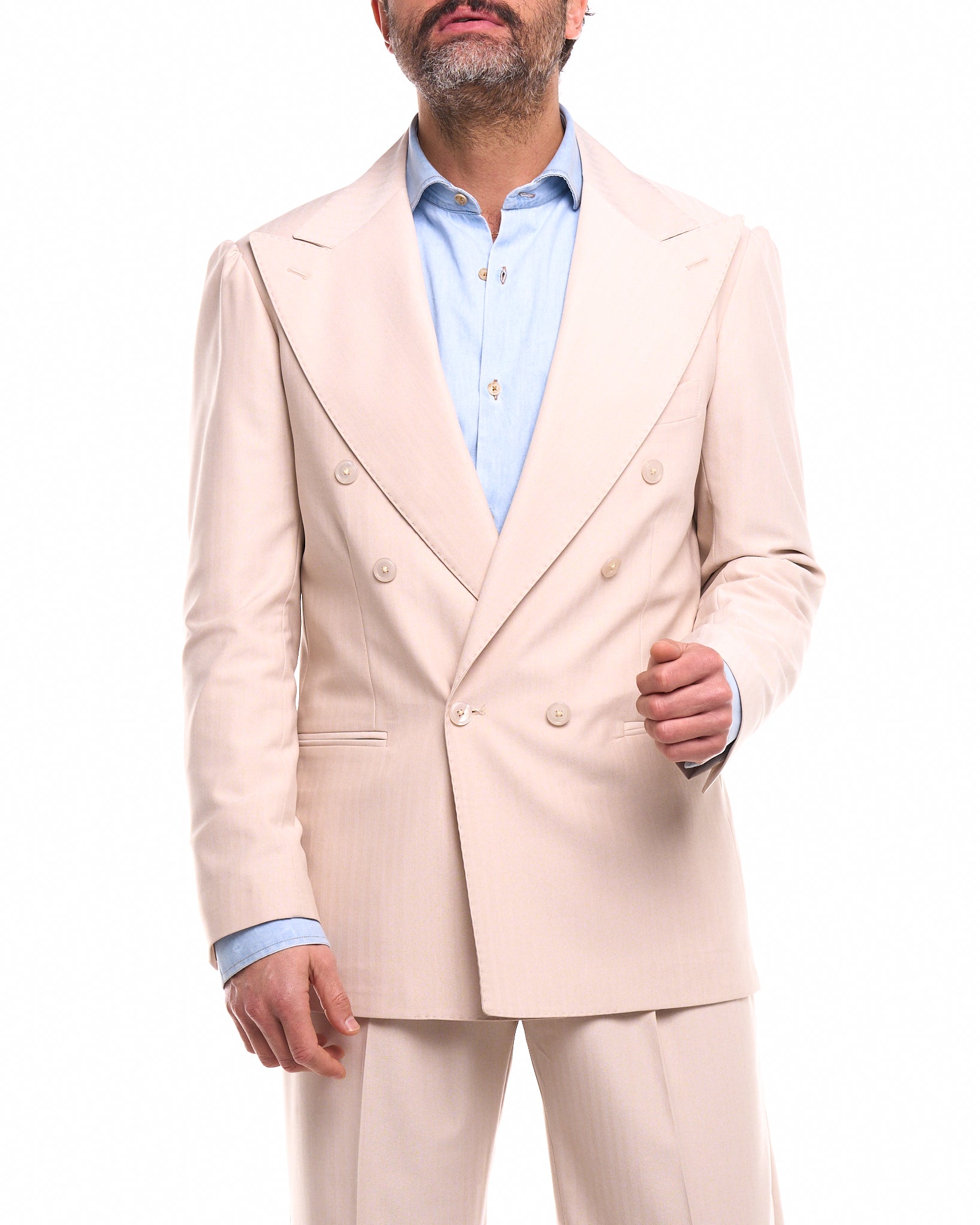 Vestido de lana Norcia Sand Foulè