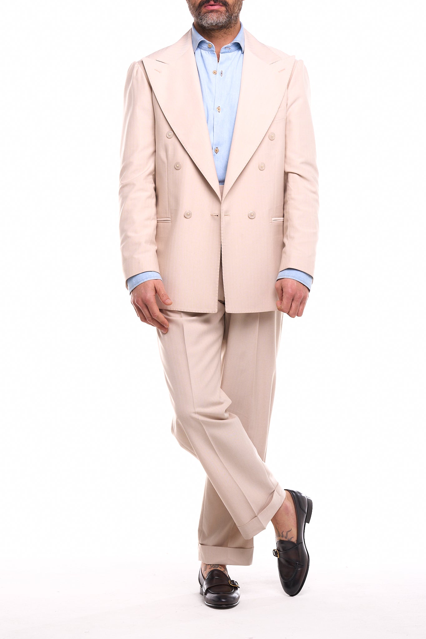 Vestido de lana Norcia Sand Foulè