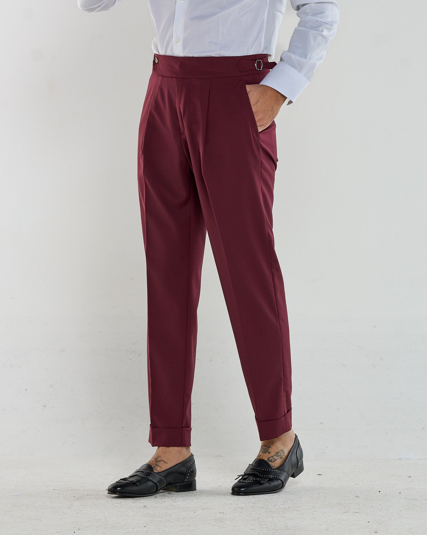 Pantalone con Bustino Tondo Amaranto Firenze