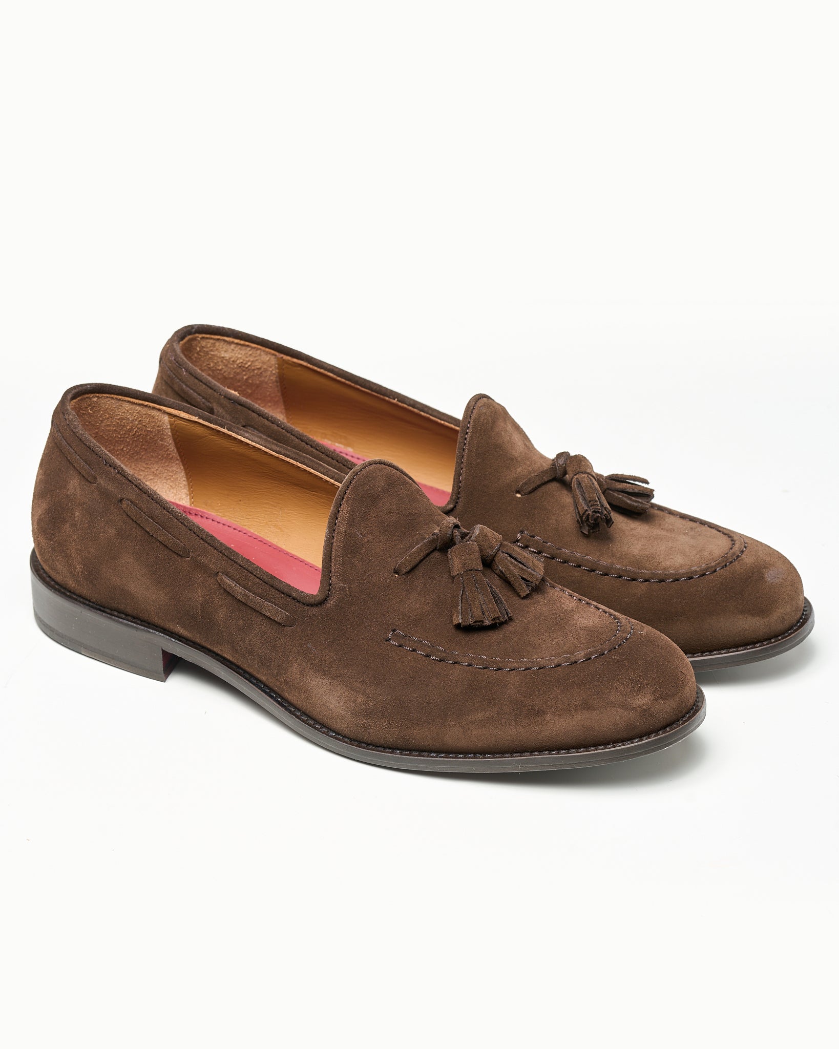 Tassel Loafer Suede Marrone