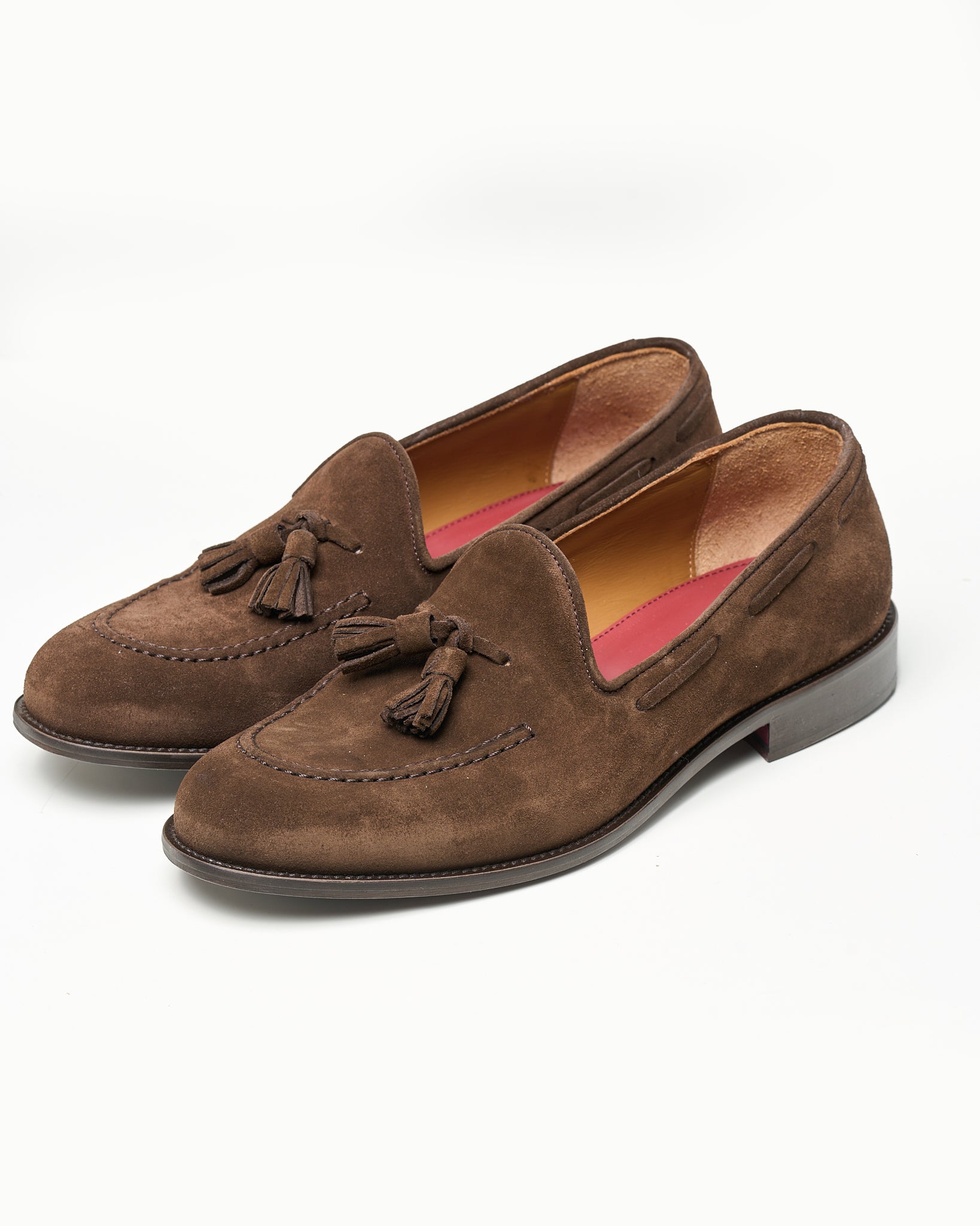 Tassel Loafer Suede Marrone