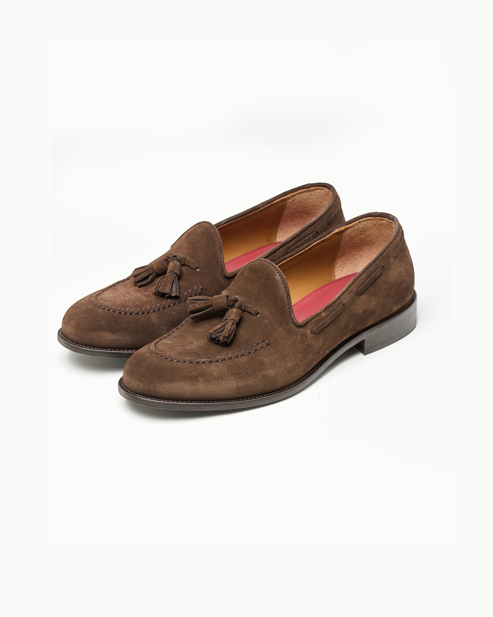 Tassel Loafer Suede Marrone