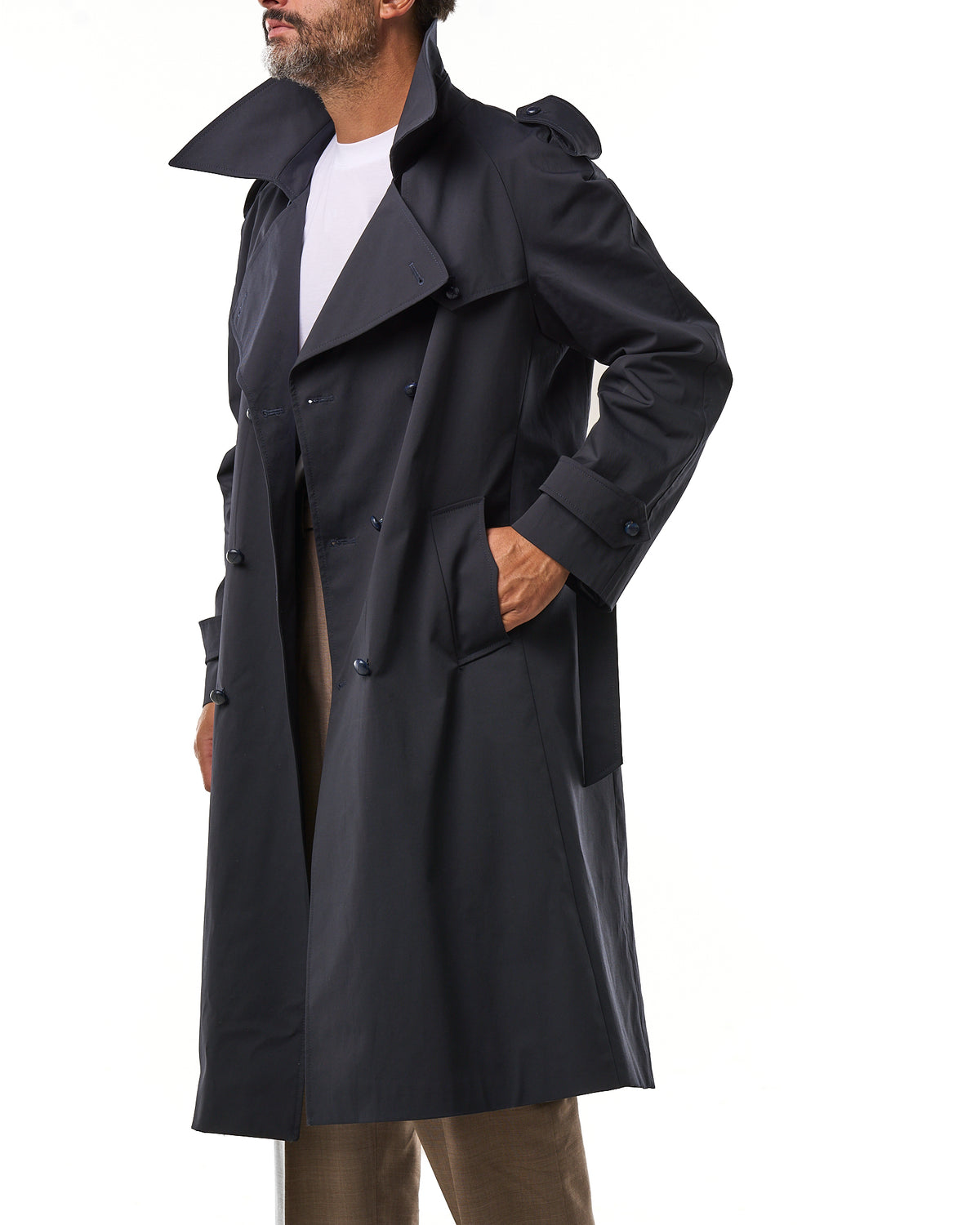 Chaqueta vaquera lavada con mosquetones, azul lavado