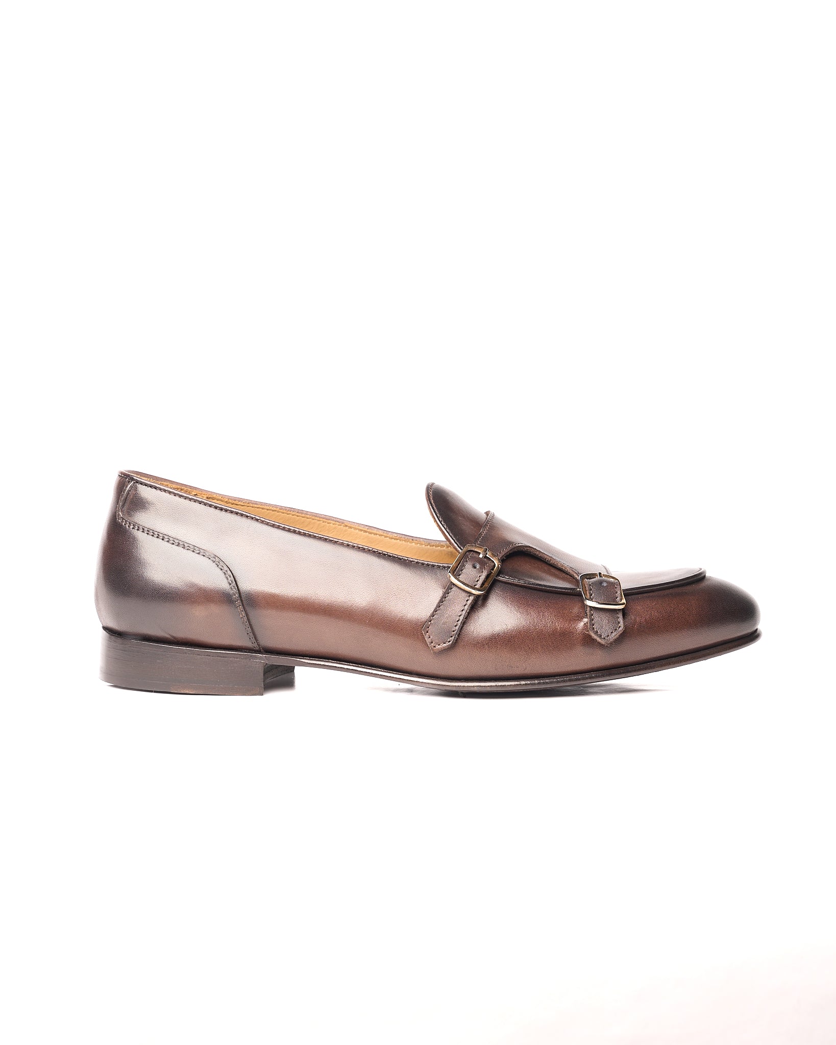 Mocassino con Doppia Fibbia Marrone