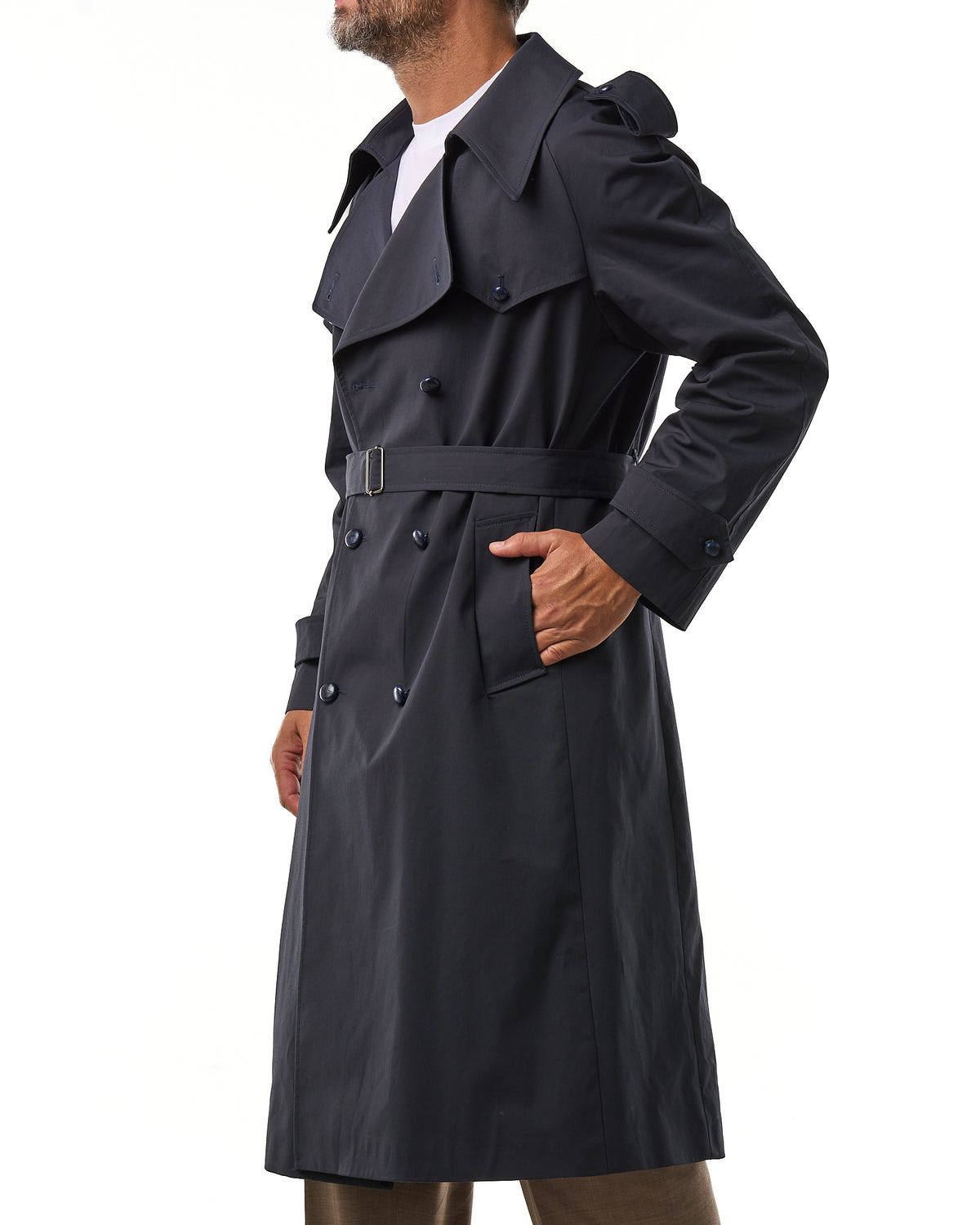 Chaqueta vaquera lavada con mosquetones, azul lavado
