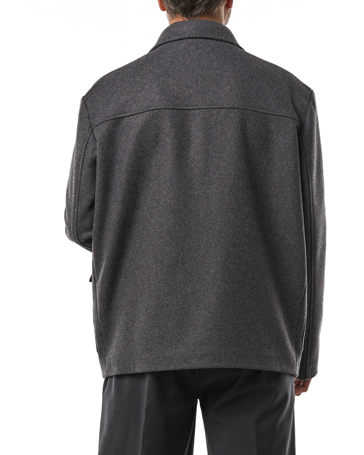 Giacca in Panno Grigio