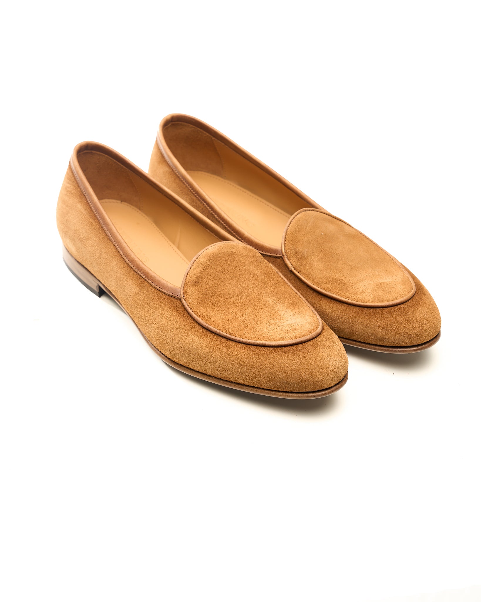 Loafer in Pelle Scamosciata Cuoio